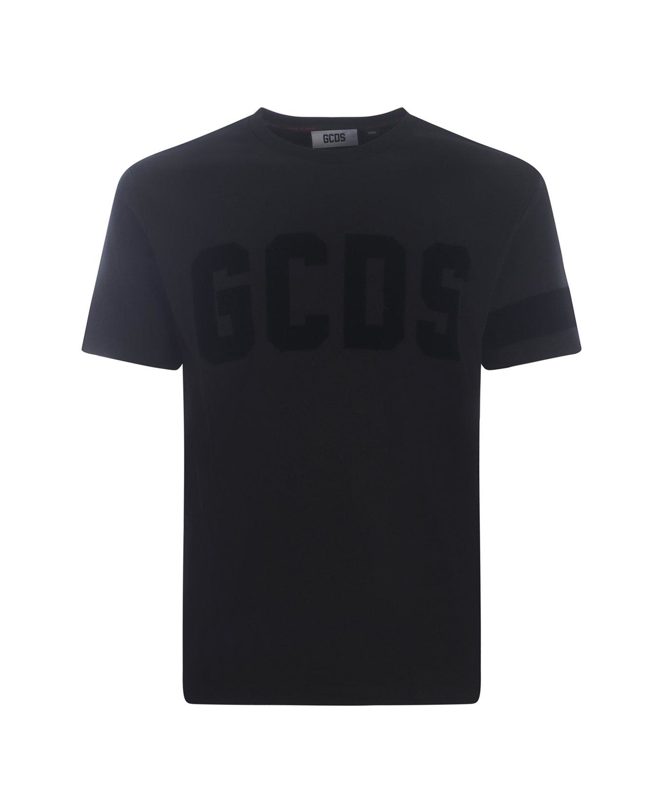 GCDS Short-sleeved Crewneck T-shirt - Nero