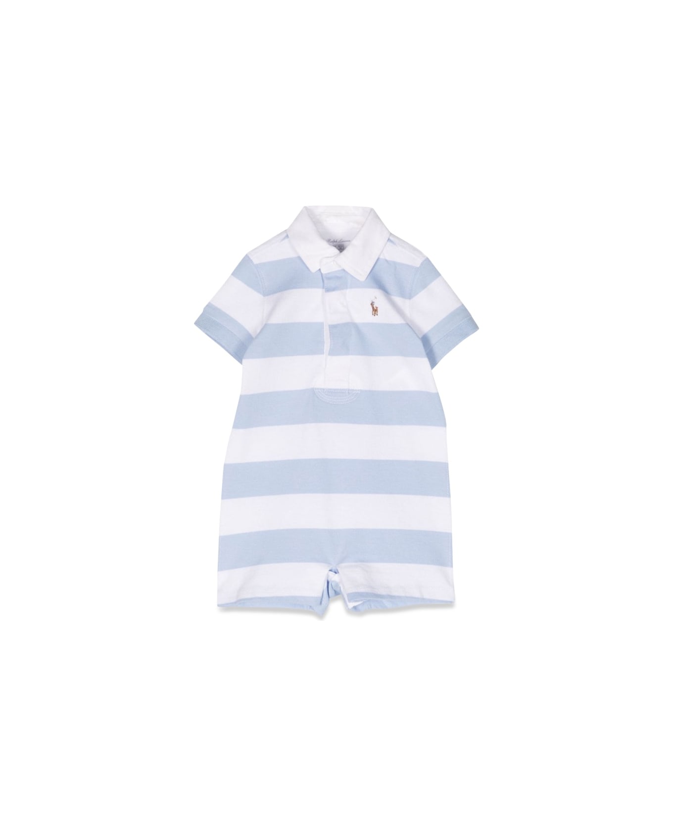 Polo Ralph Lauren Rugby Shrtll-onepiece-shortall - BLUE ボディスーツ＆セットアップ