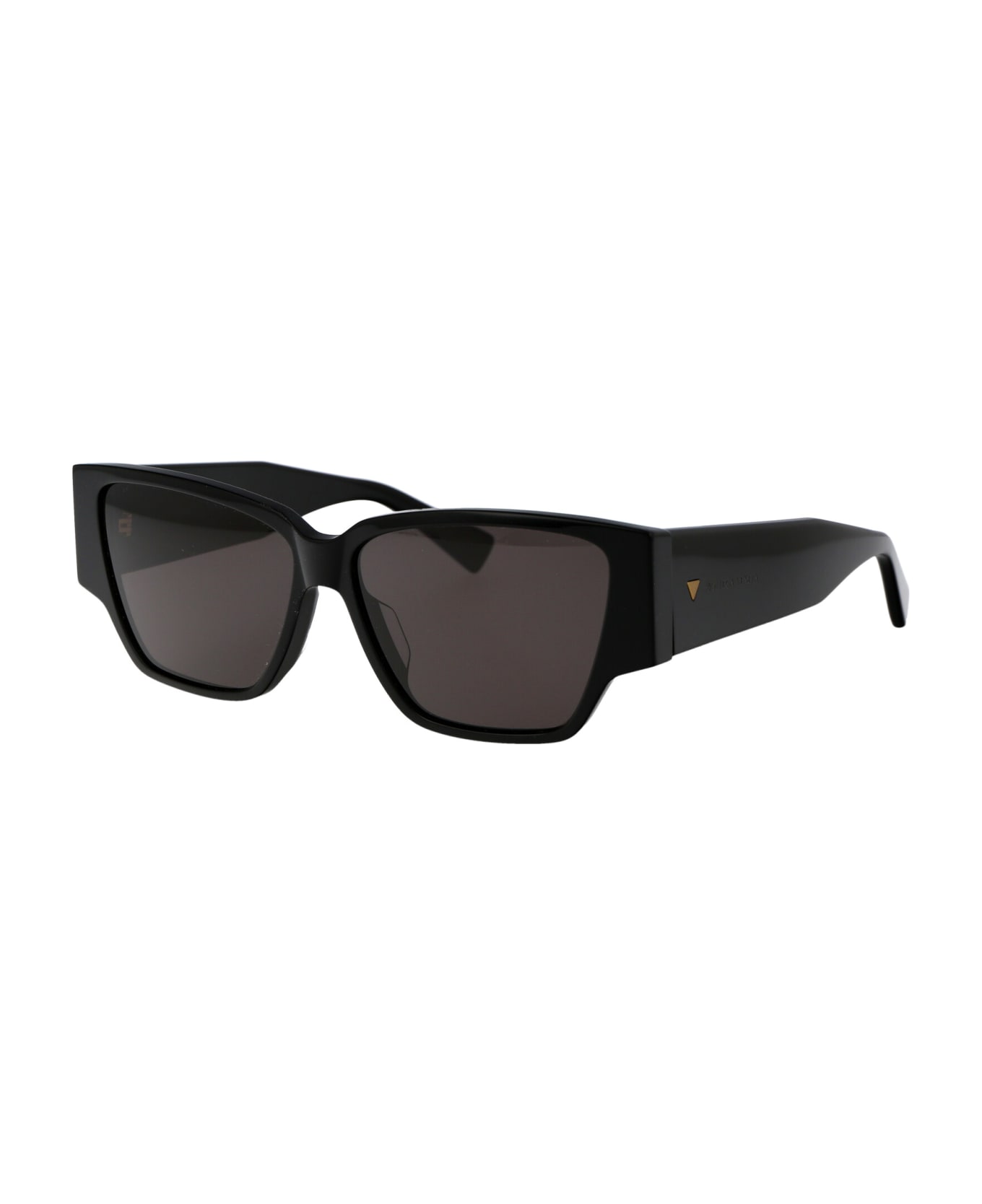 Bottega Veneta Eyewear Bv1285s Sunglasses - 001 BLACK BLACK GREY