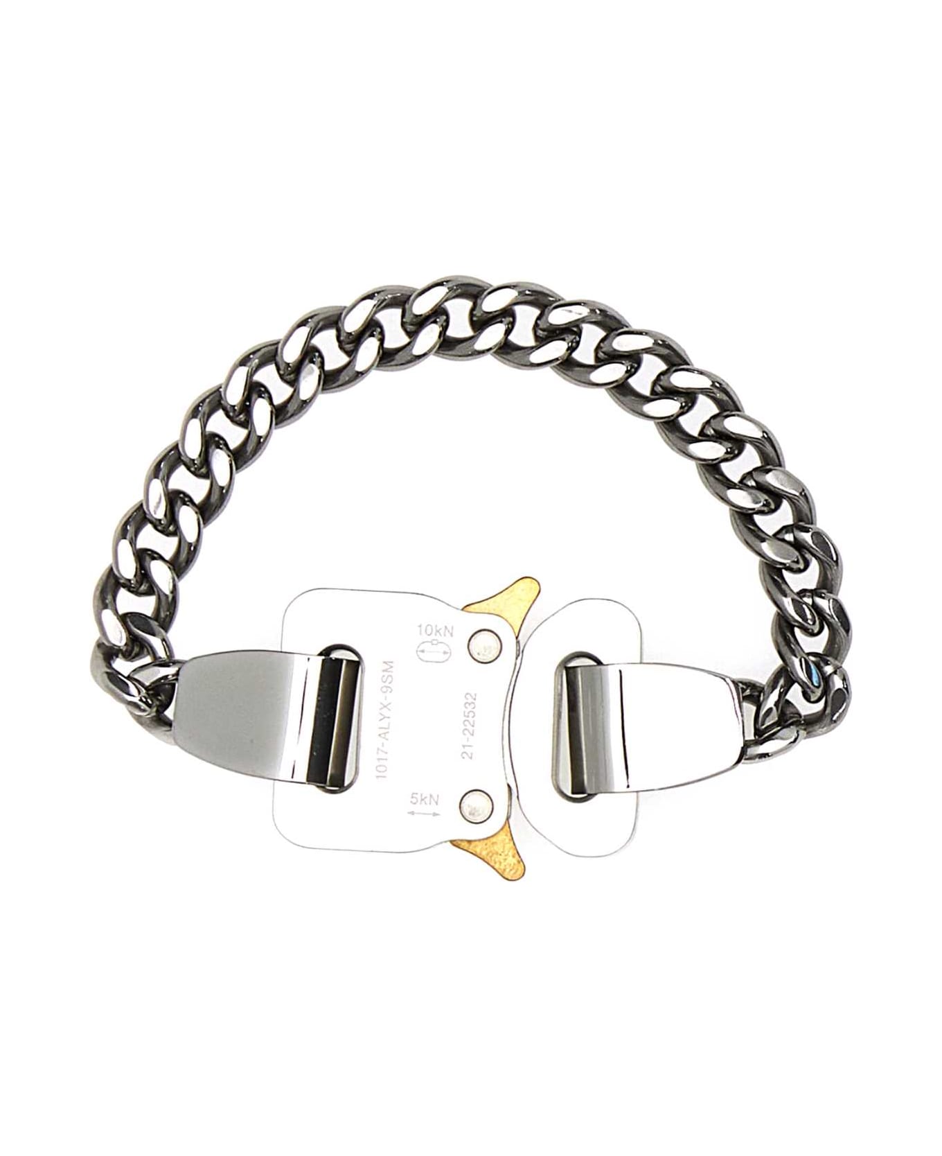 1017 ALYX 9SM Silver Metal Bracelet - GRY0002