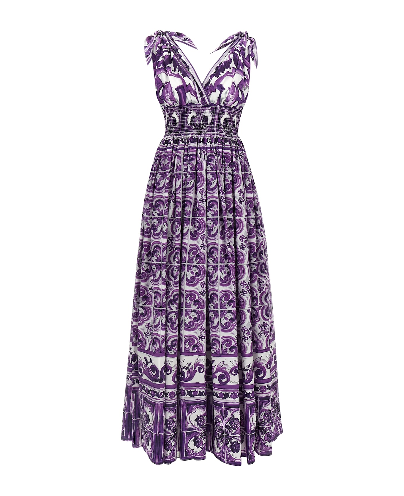 Dolce 
Gabbana 
maiolica
 Dress - Purple