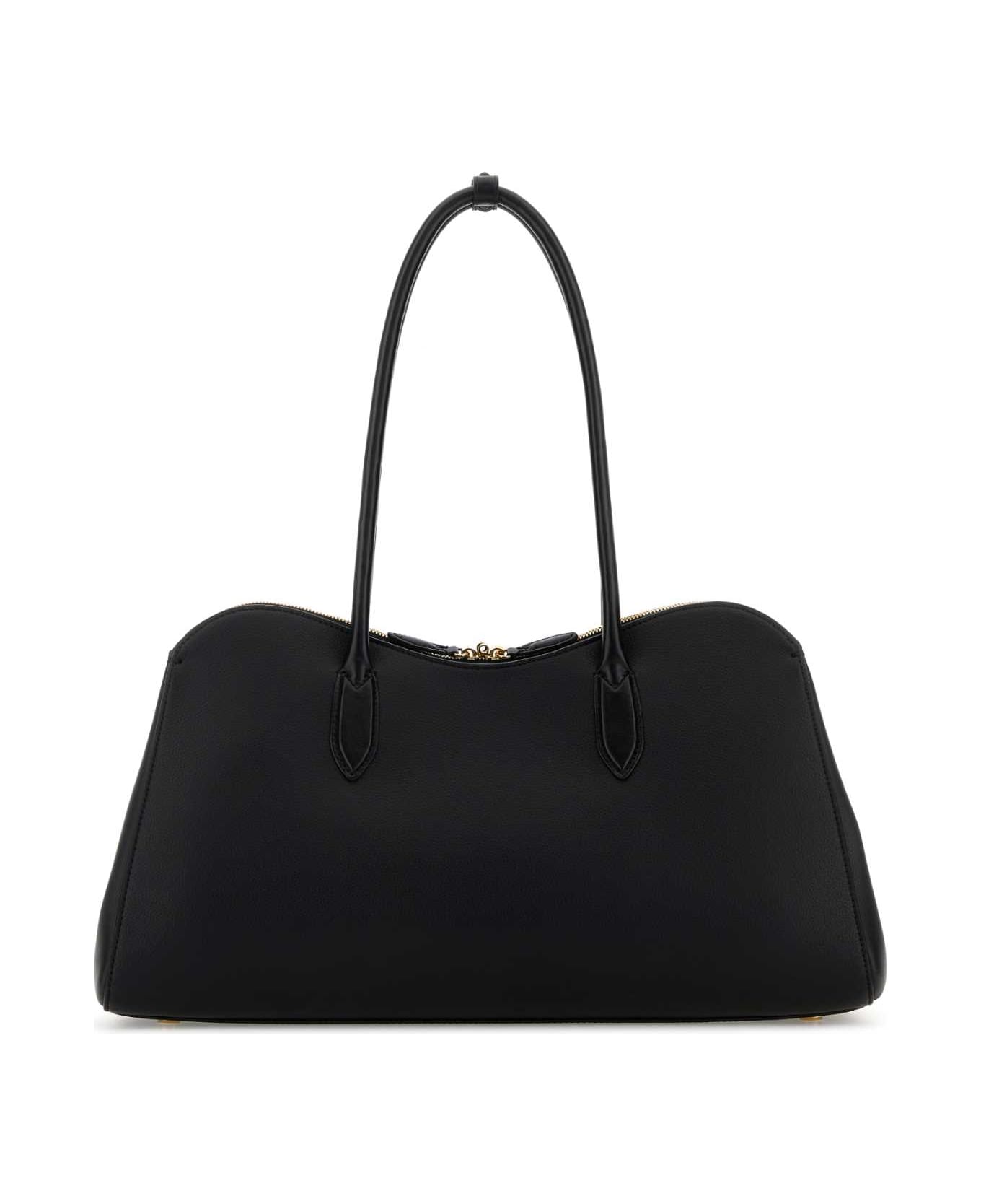 Stella McCartney Black Synthetic Leather Ryder Shopping Bag - Black