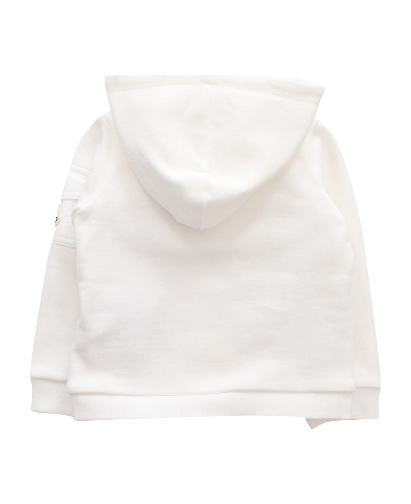 Moncler Padded Sweatshirt - WHITE