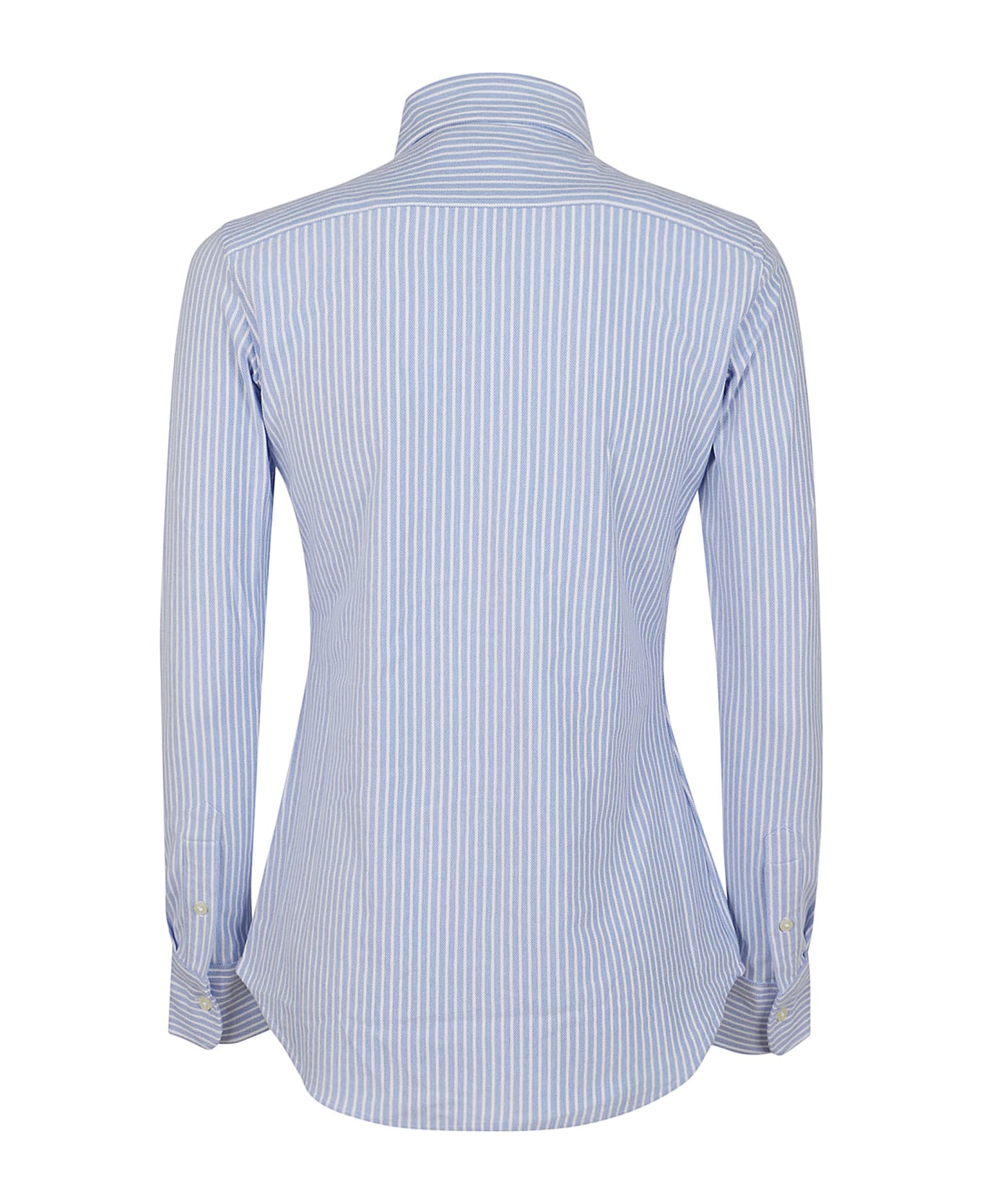 Ralph Lauren Ls Str Heidi-long Sleeve-knit - HARBOR ISLAND BLUE/WHITE