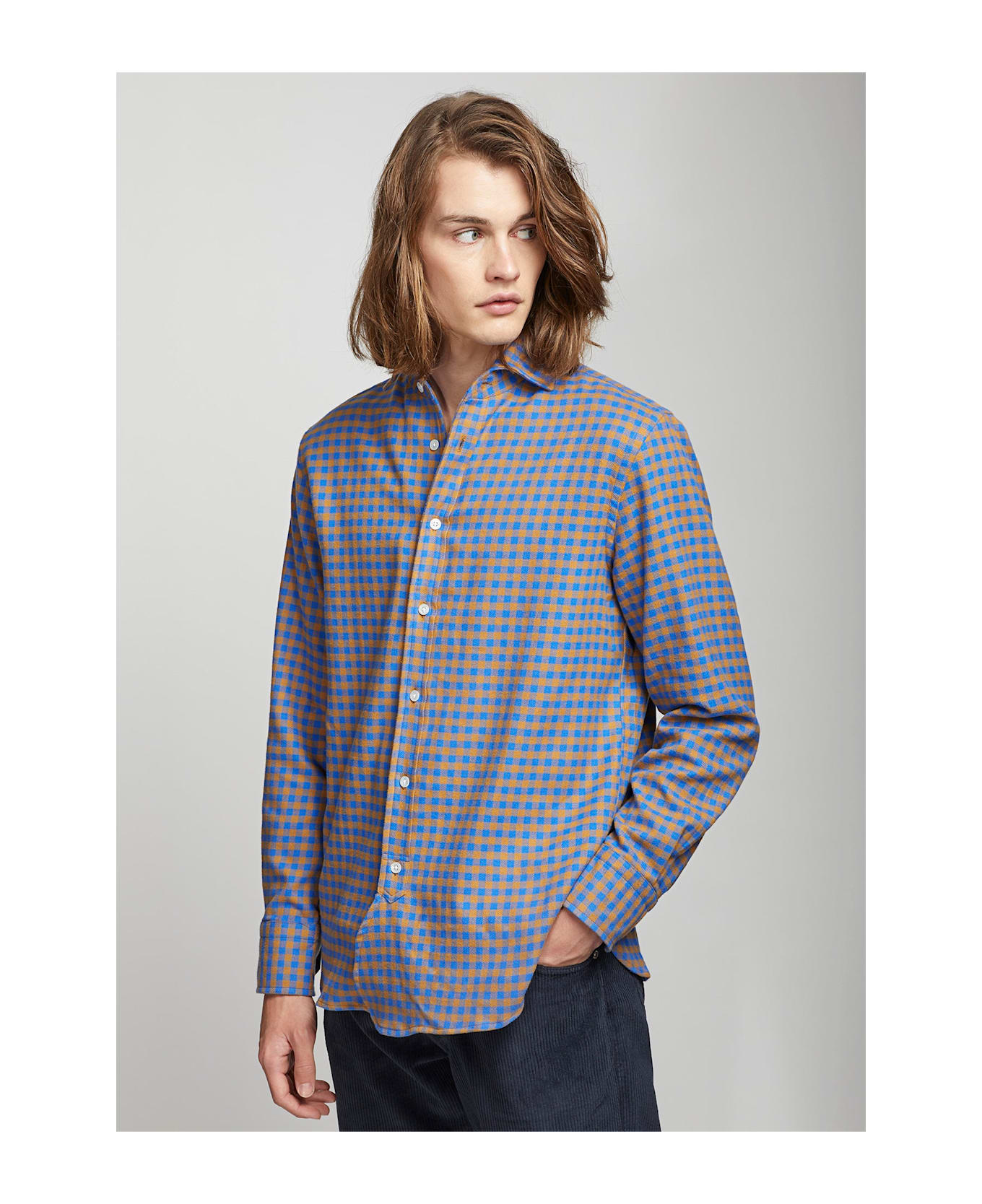 doppiaa Aanacapri Checked Flannel Shirt