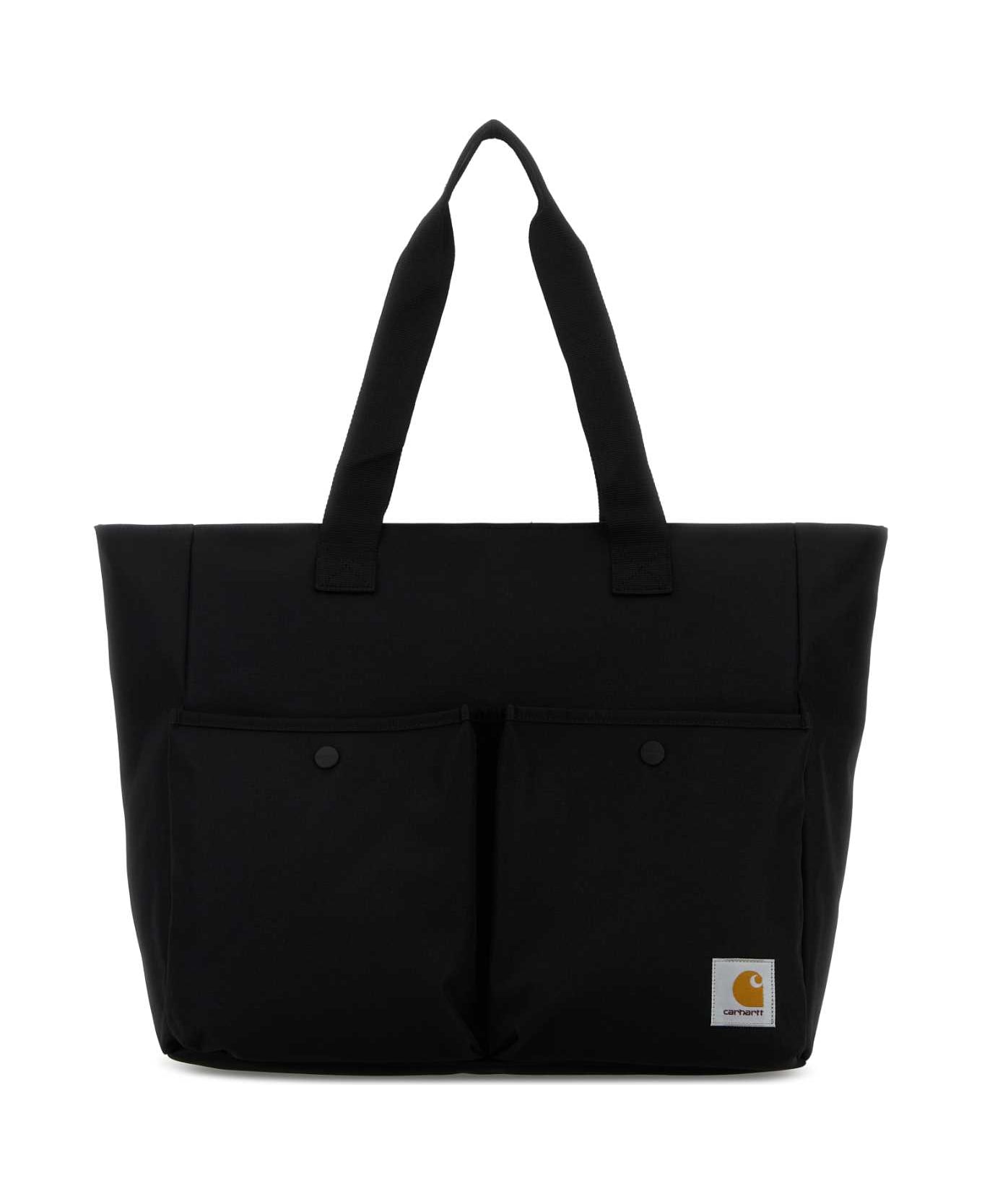 Carhartt Black Canvas Jake Tote Bag - BLACK