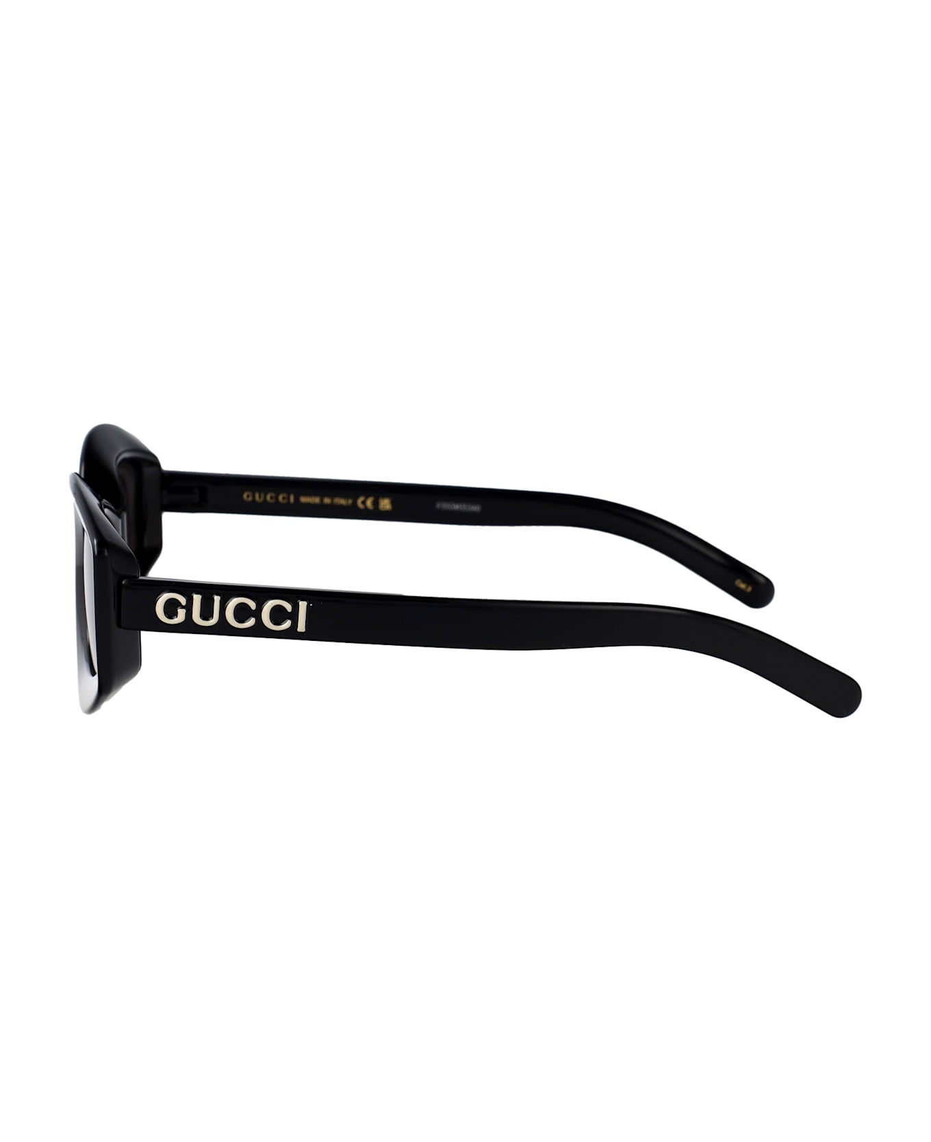 Gucci Eyewear Gg1719s Sunglasses - BLACK-BLACK-GREY