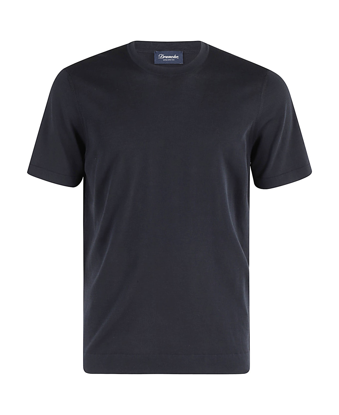 Drumohr T Shirt Mc T Frosted - Blu シャツ