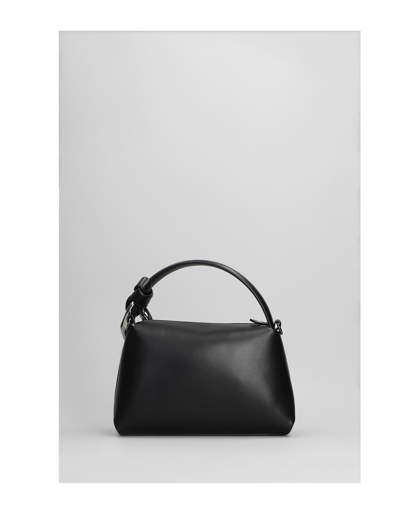 J.W. Anderson Corner Hand Bag In Black Leather - black