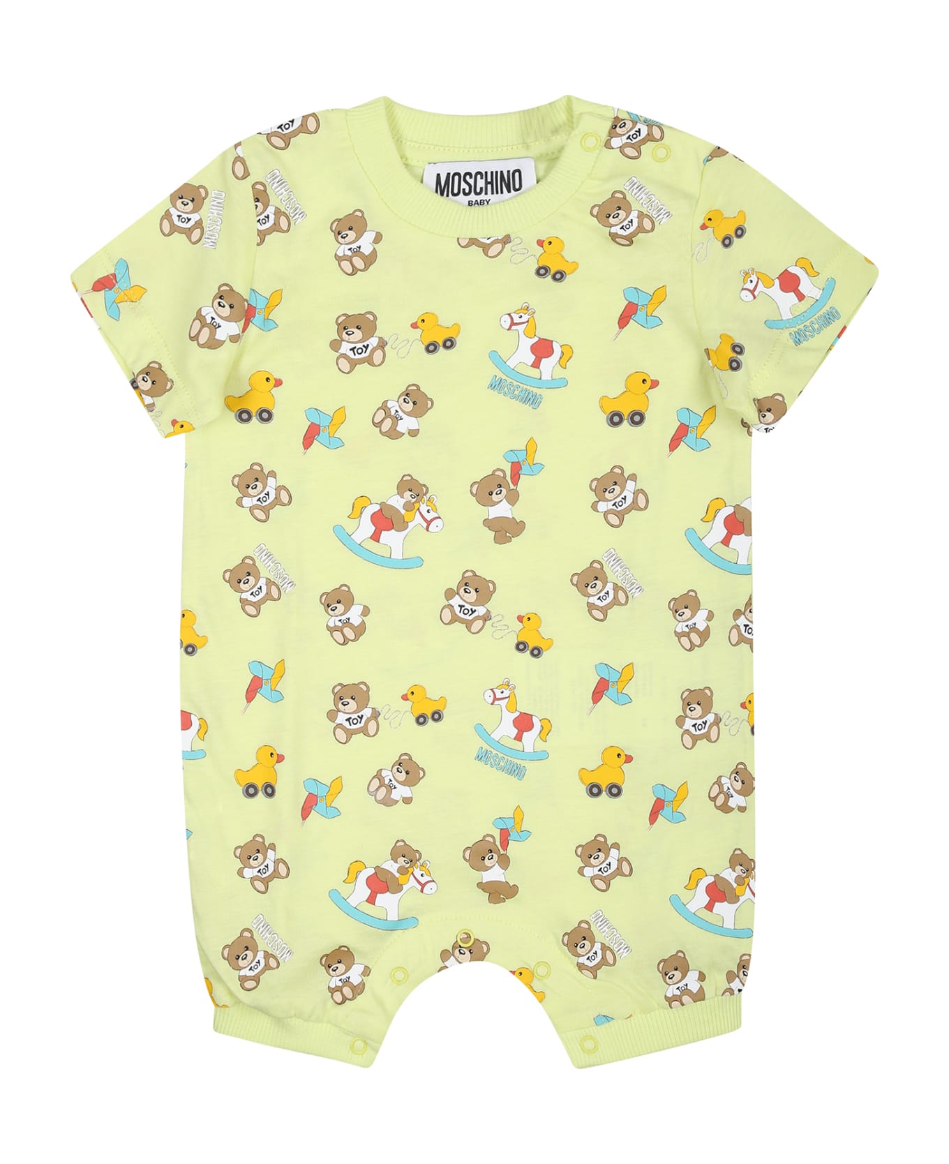 Moschino Multicolor Set For Baby Kids With Teddy Bear - Multicolor ボディスーツ＆セットアップ