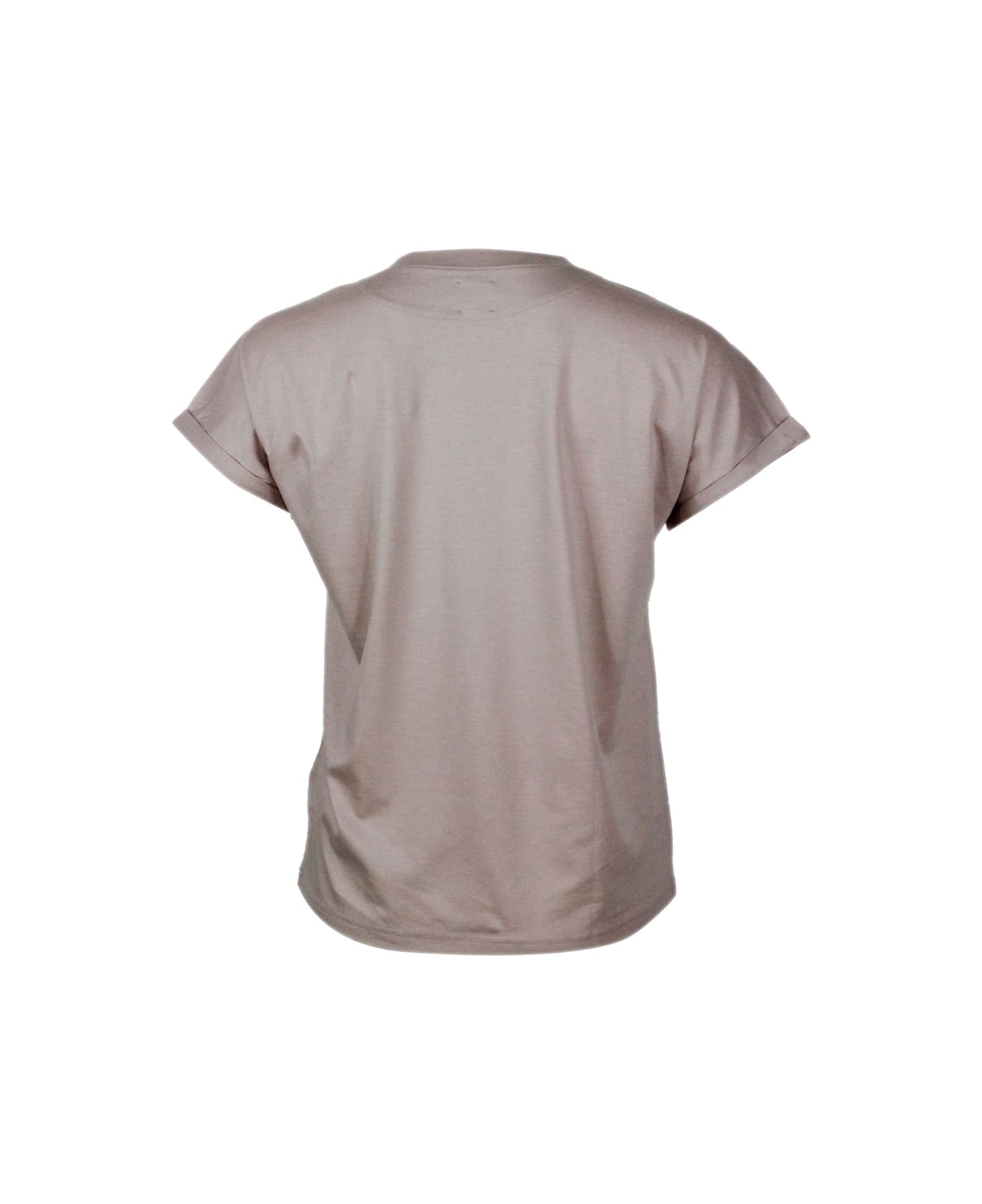 Eleventy T-Shirt - Red - White