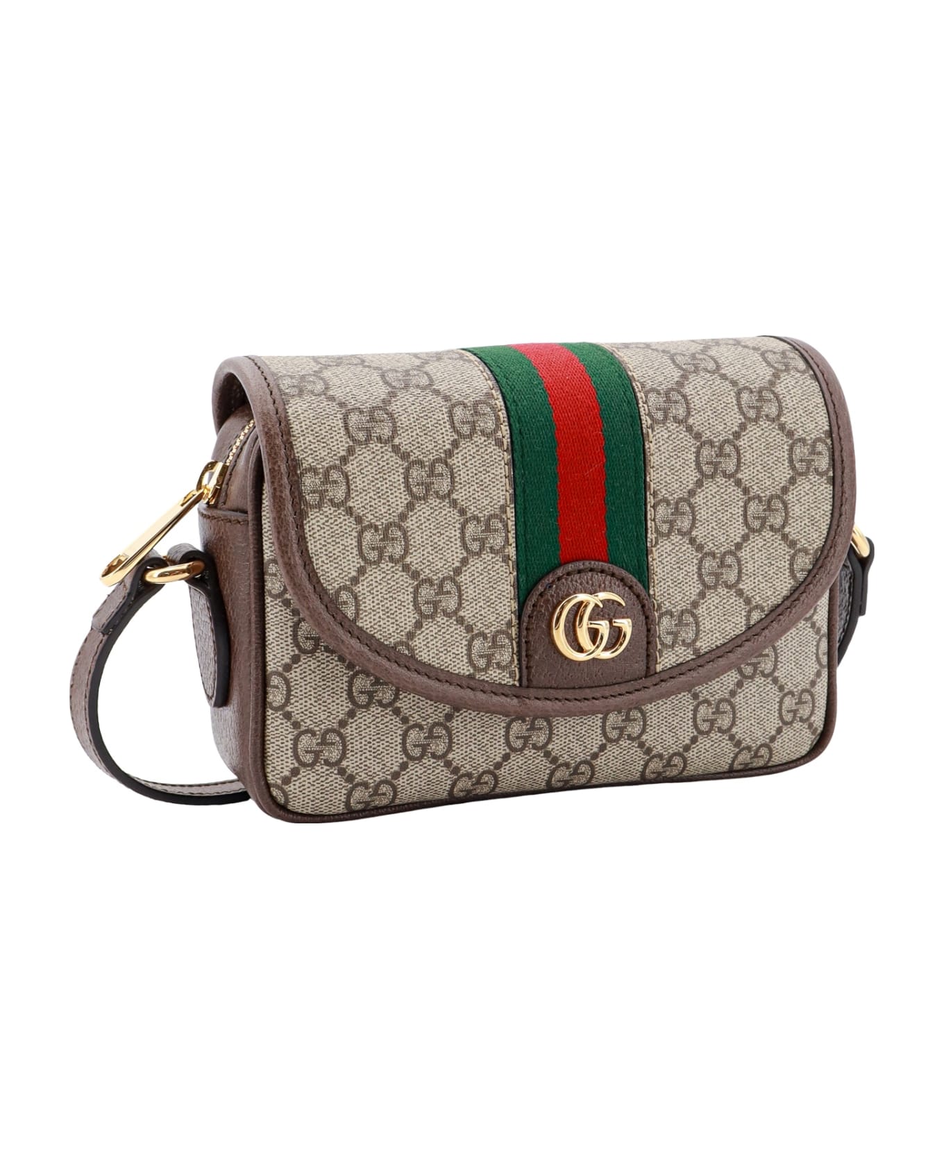 Gucci Ophidia Gg Shoulder Bag - Beige