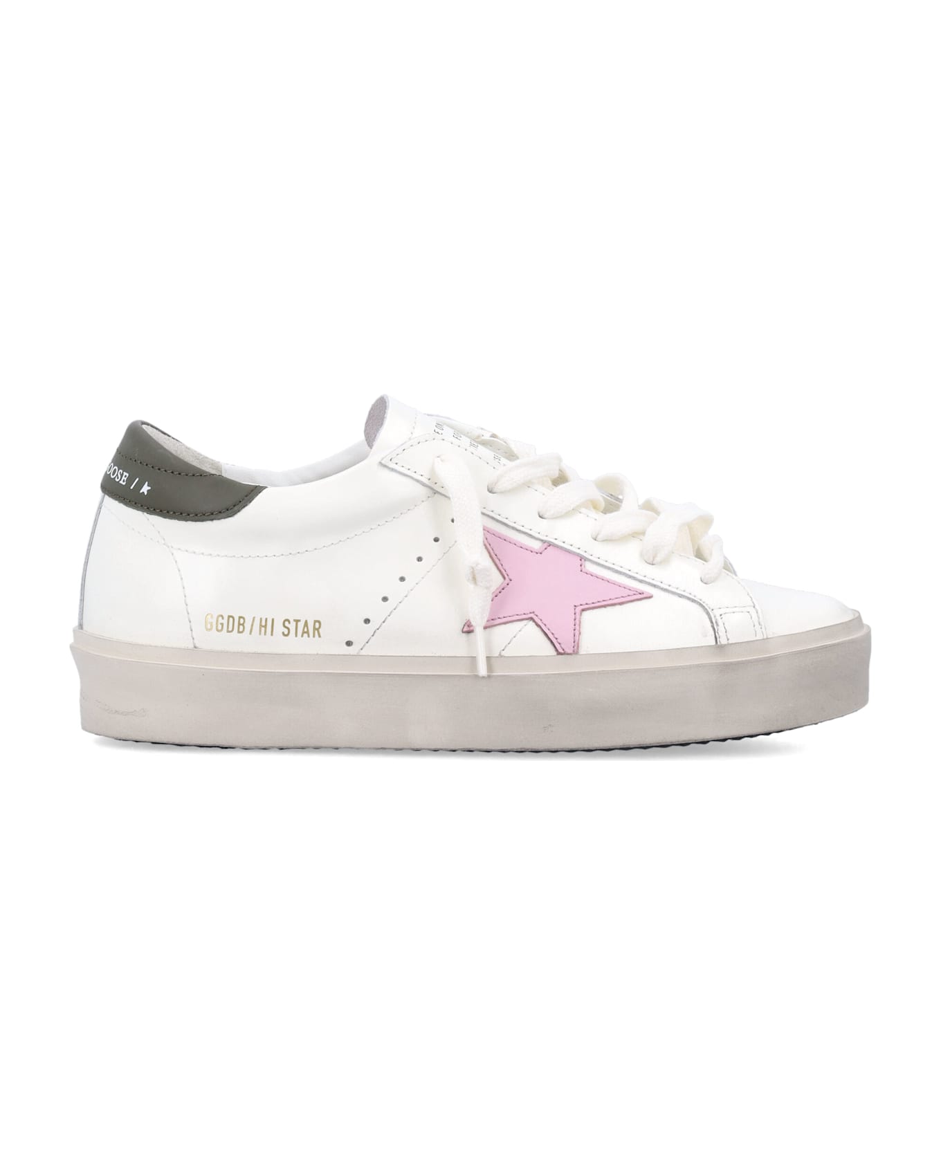 Golden Goose Hi Star Woman's Sneakers - White