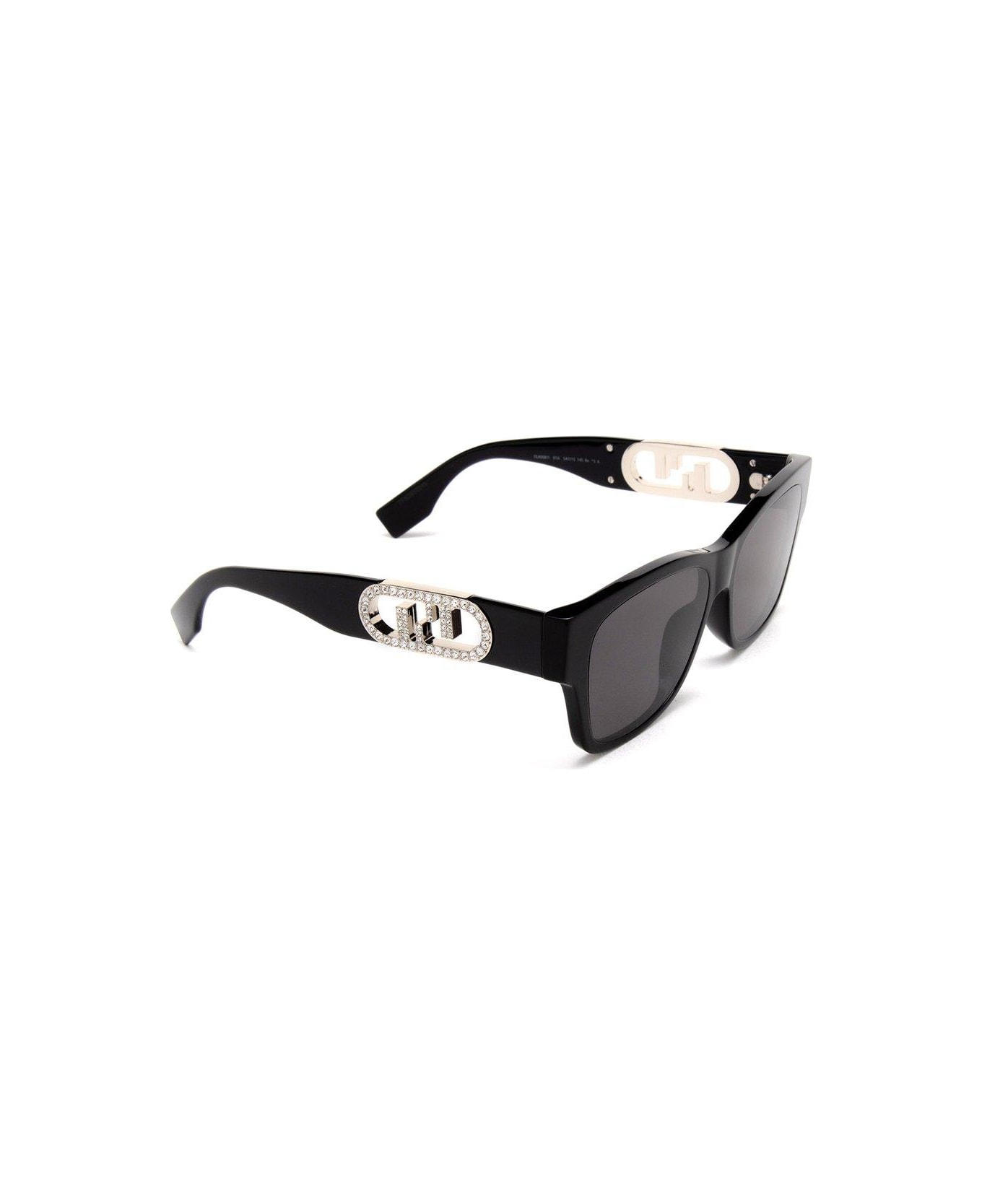 Fendi Eyewear Rectangle Frame Sunglasses - 01a