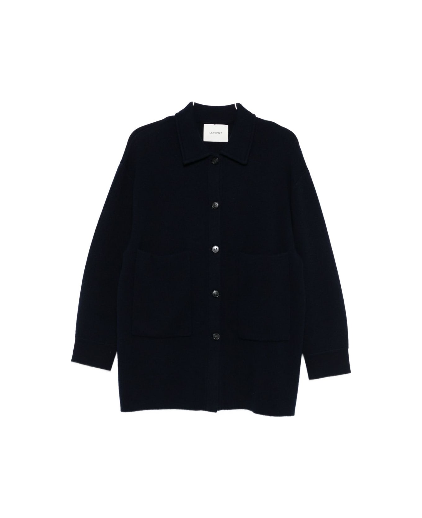 Lisa Yang Long-sleeved Cardigan Sweater - Blue