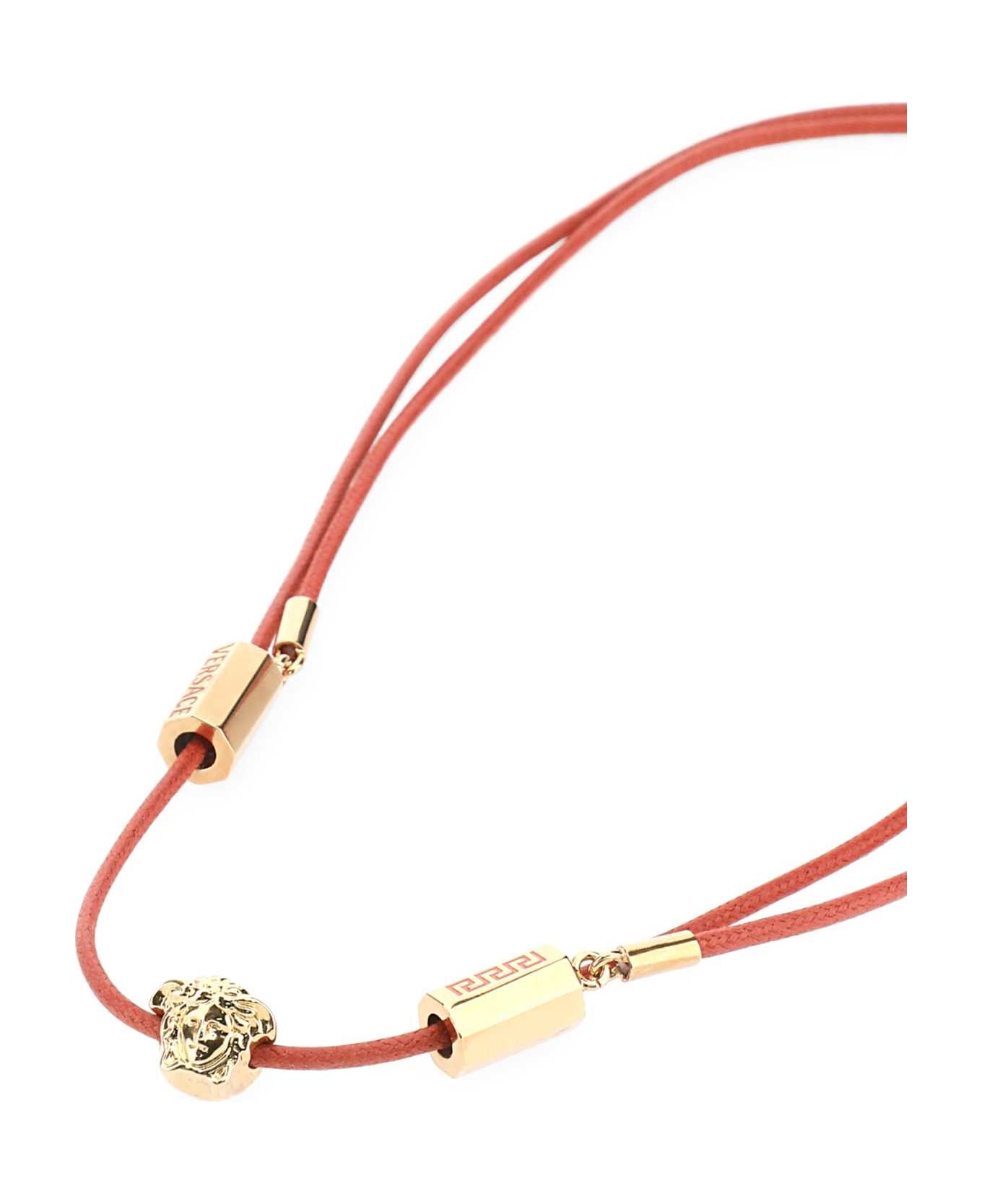 Versace Salmon Rope Necklaceâ - 4JHF0