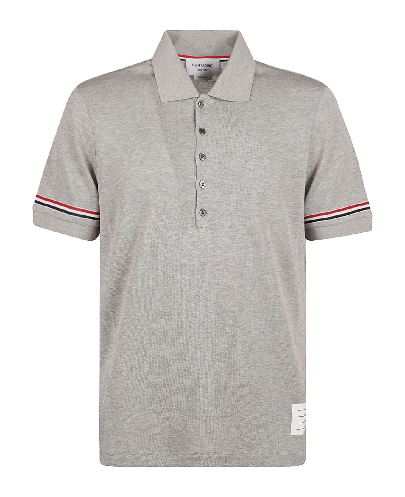 Thom Browne Rwb Polo Shirt - Medium Grey シャツ