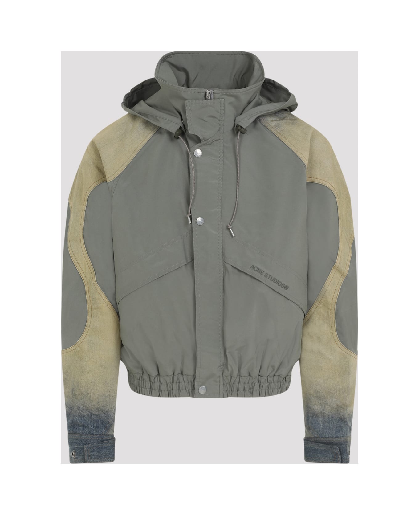 Acne Studios Windbreaker Jacket - Olive Green