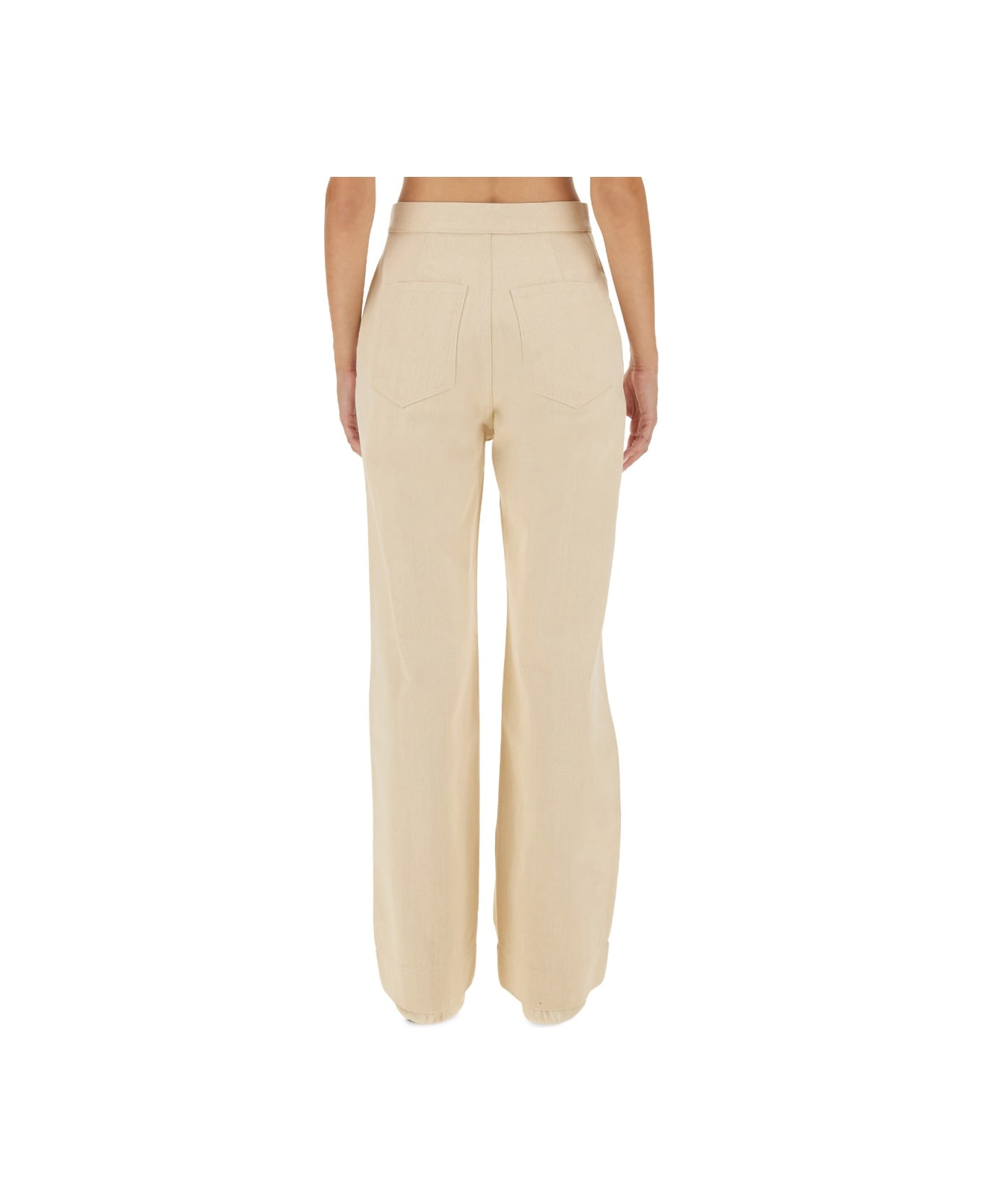 Jil Sander Flared Pants - IVORY