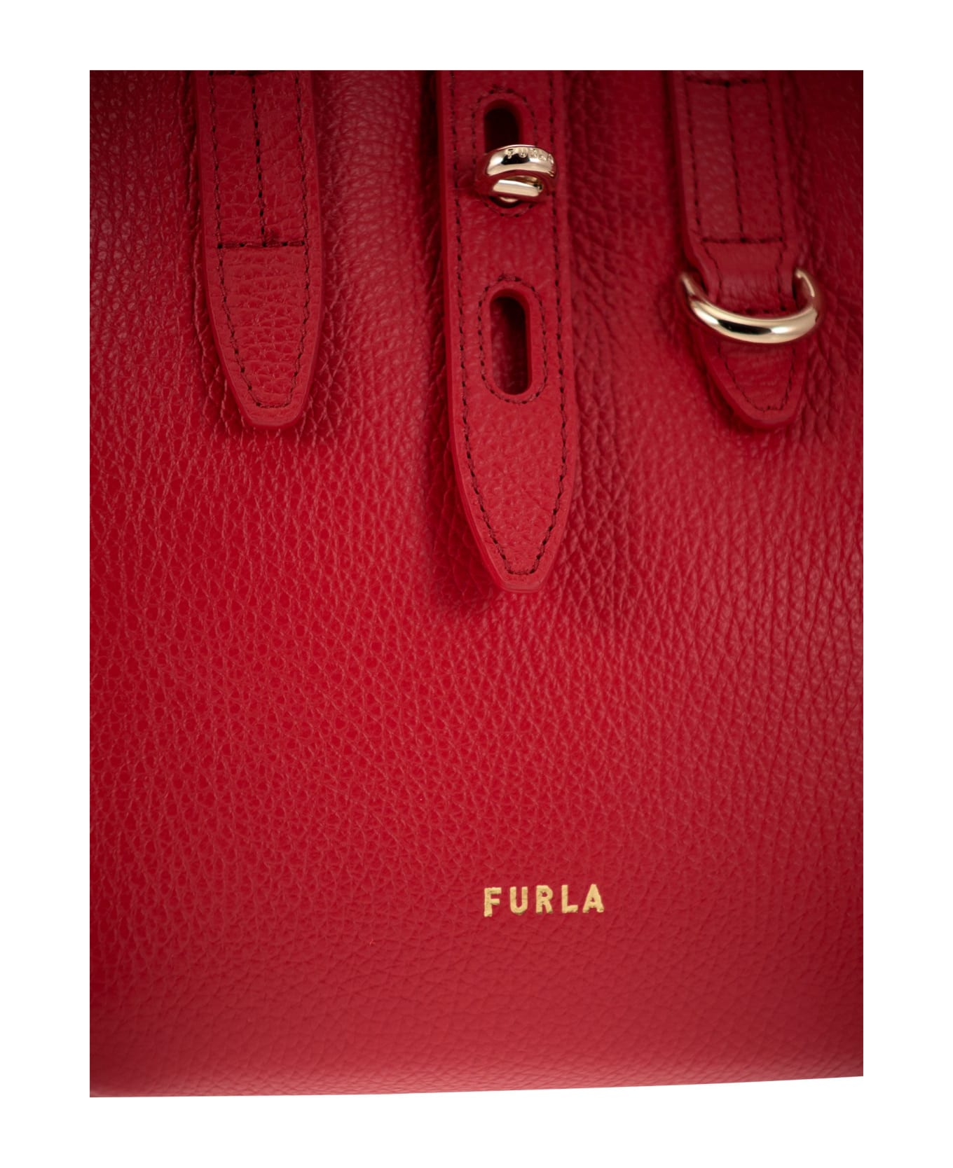 Furla Net - Mini Shopping Bag - Red