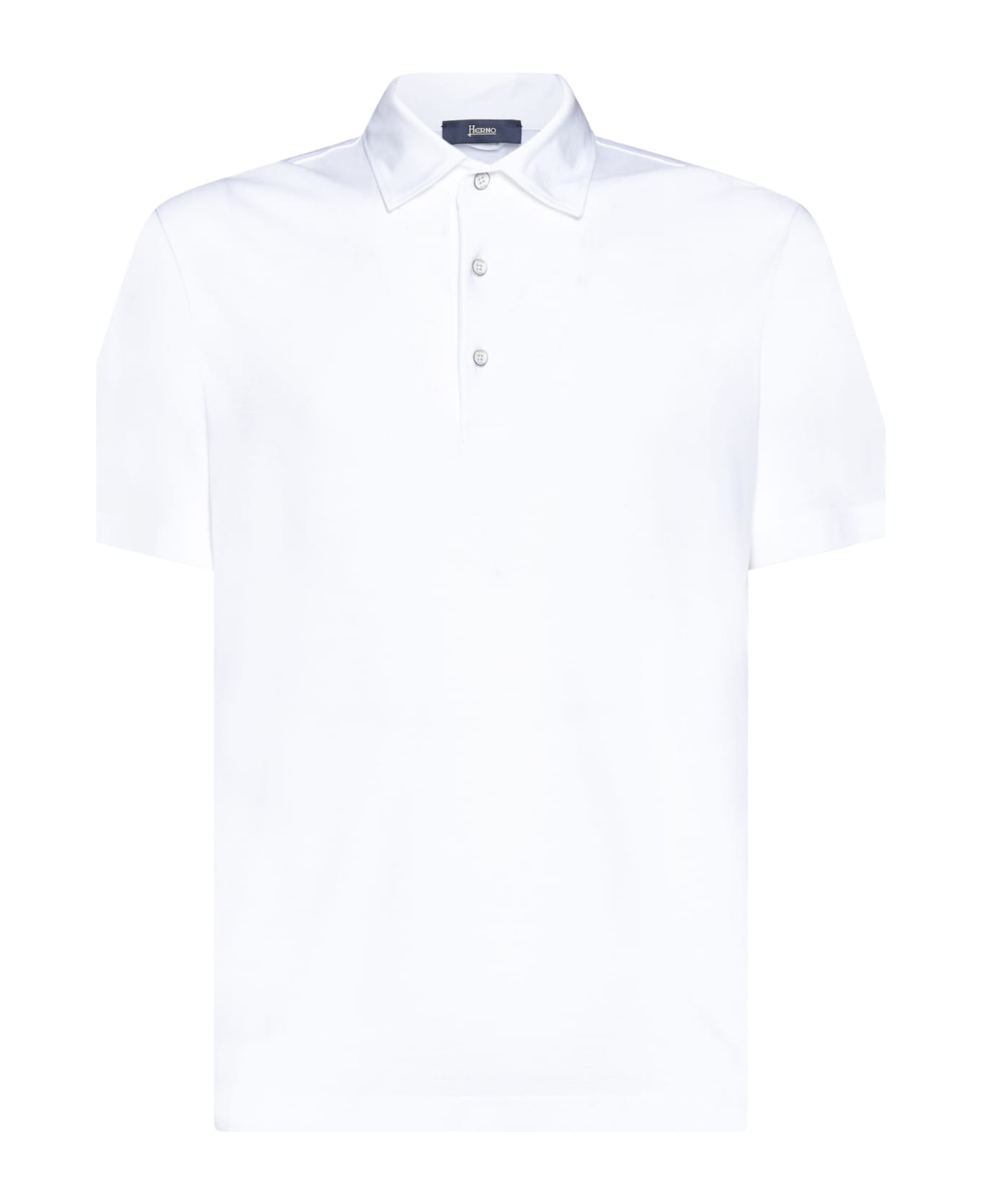 Herno Cotton Polo Shirt - White ポロシャツ