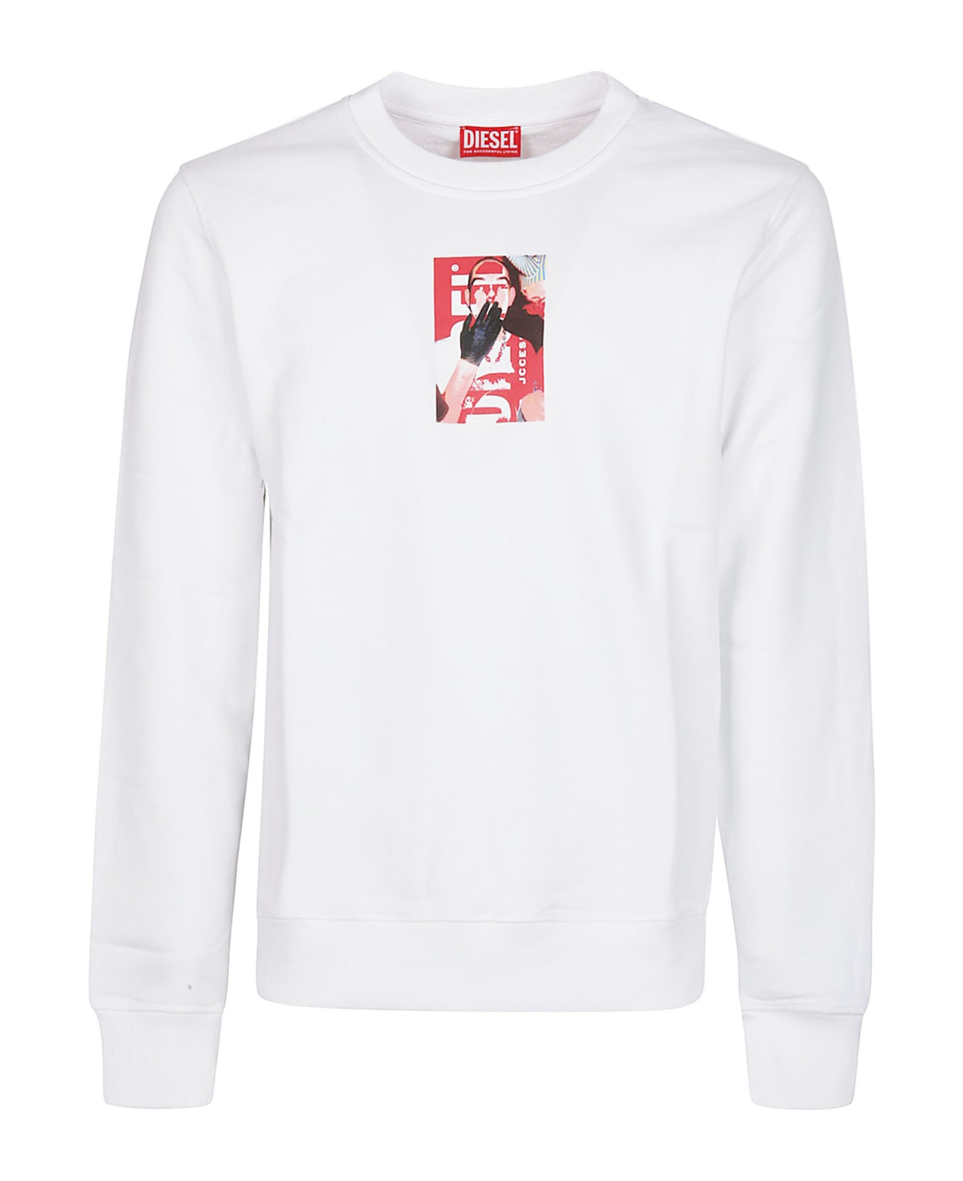 Diesel S-ginn N1 Sweatshirt - White