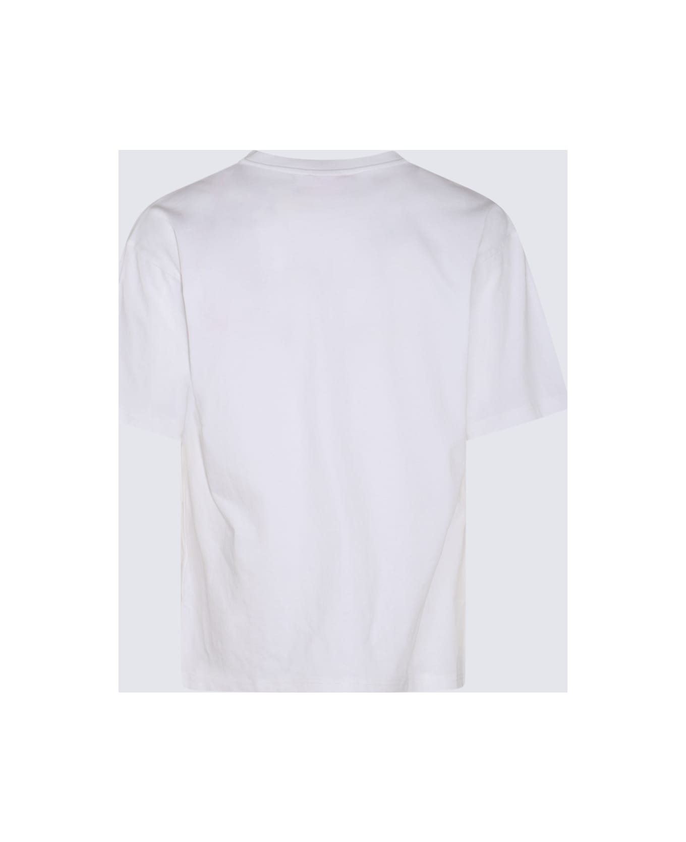 Diesel White And Red Cotton T-shirt - White