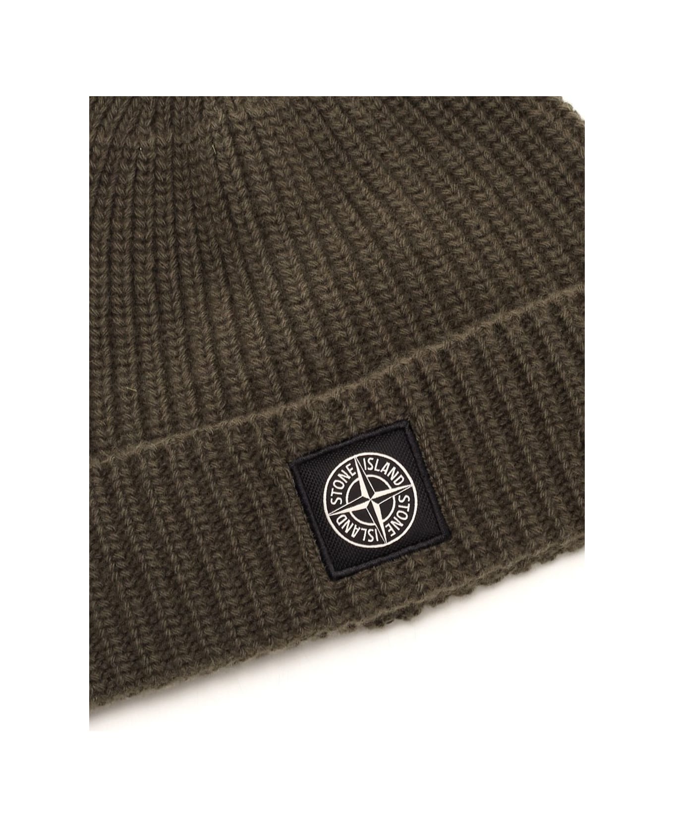 Stone Island Wool Hat - Green