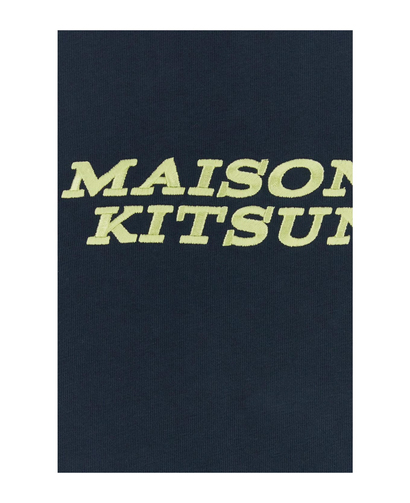 Maison Kitsuné Midnight Blue Cotton T-shirt - Blu シャツ