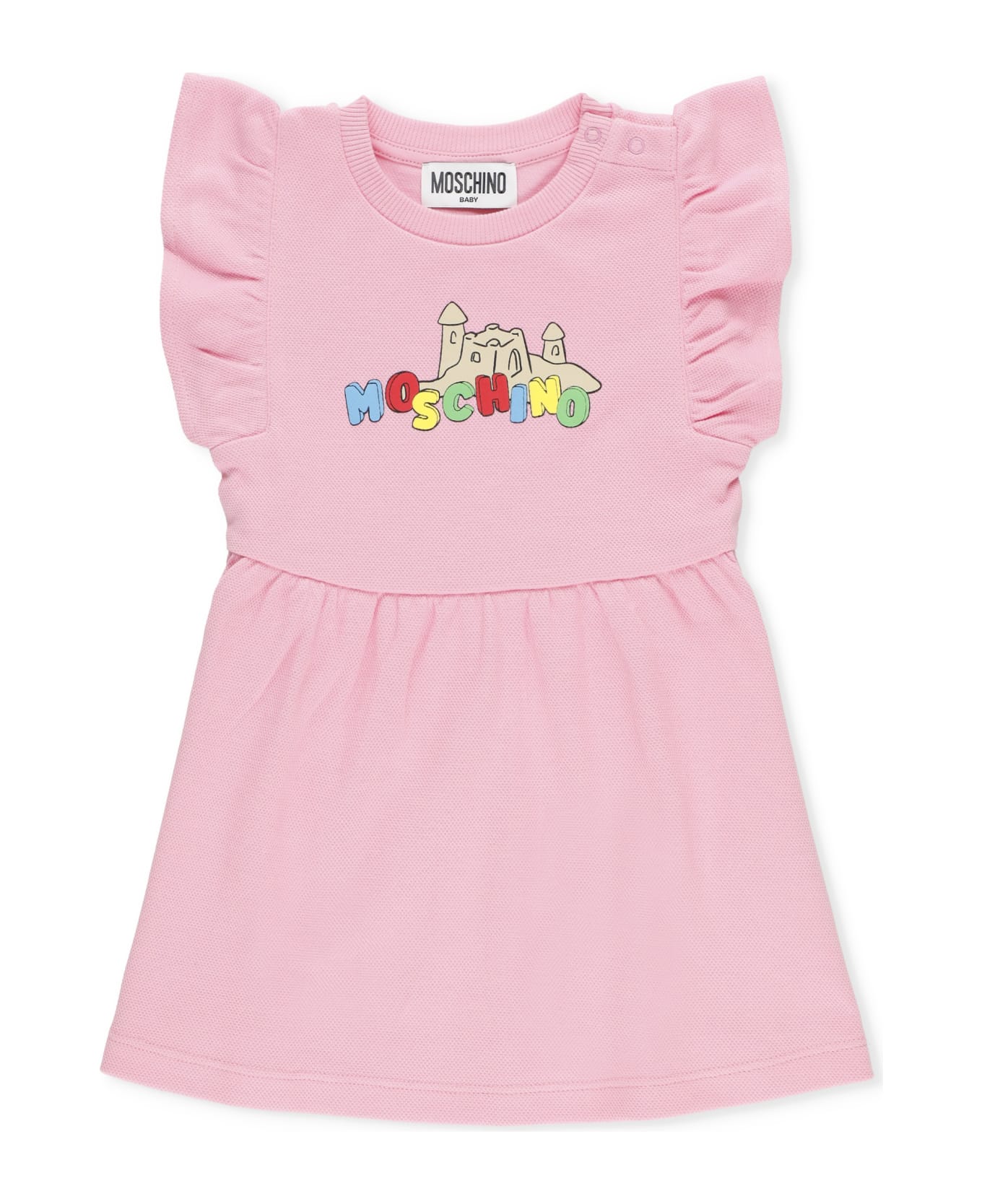 Moschino Dress With Print - Pink