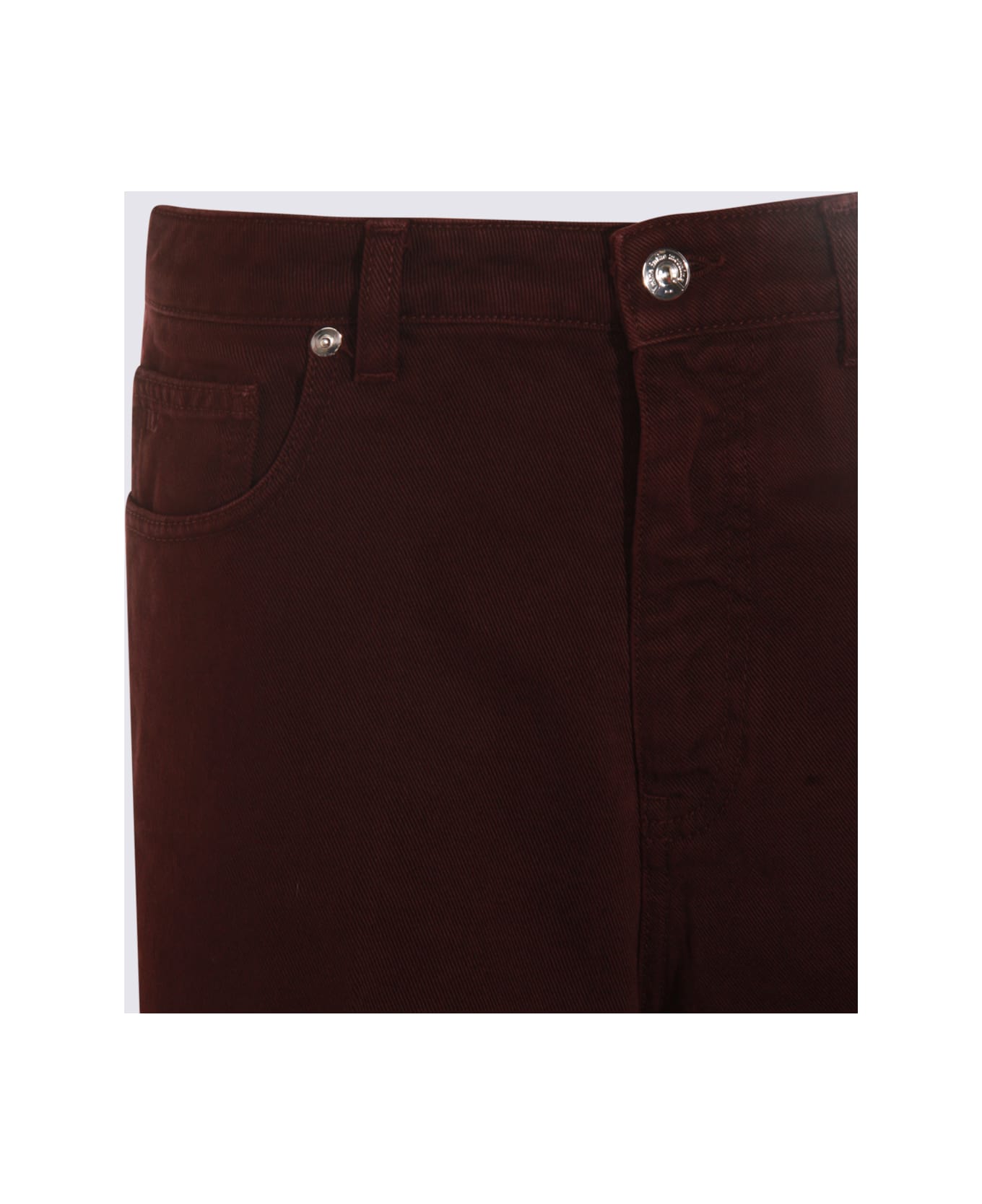 Nine in the Morning Dark Red Cotton Jeans - Mosto