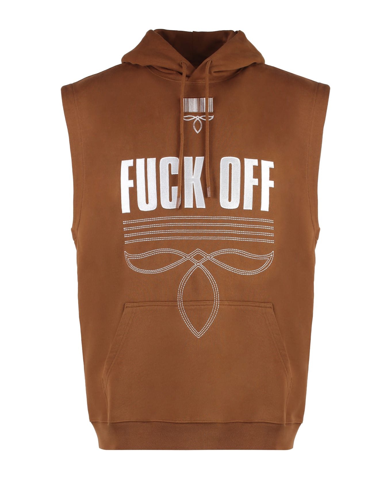 VETEMENTS Cotton Hoodie - brown