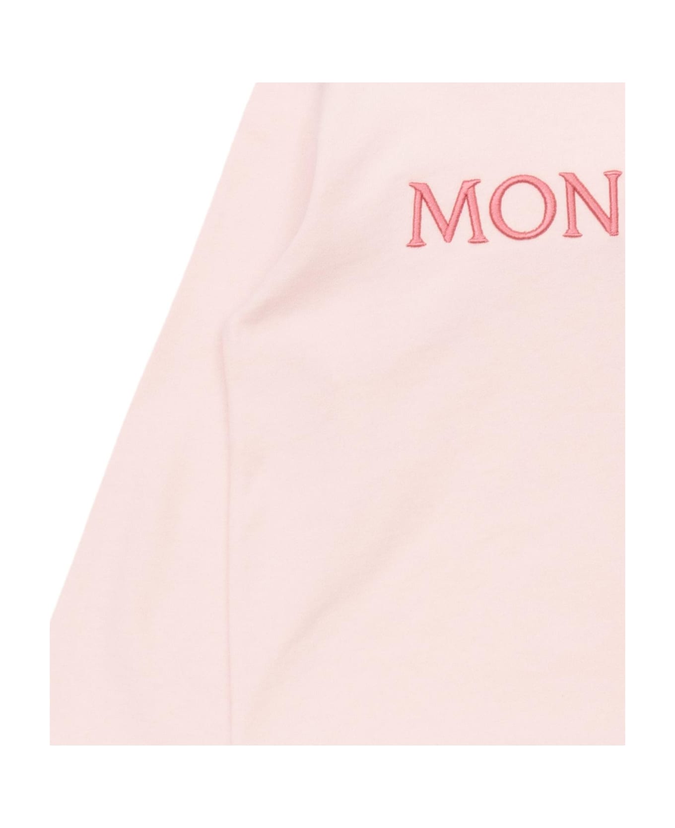 Moncler Enfant Hoodie With Logo - Pink ニットウェア＆スウェットシャツ