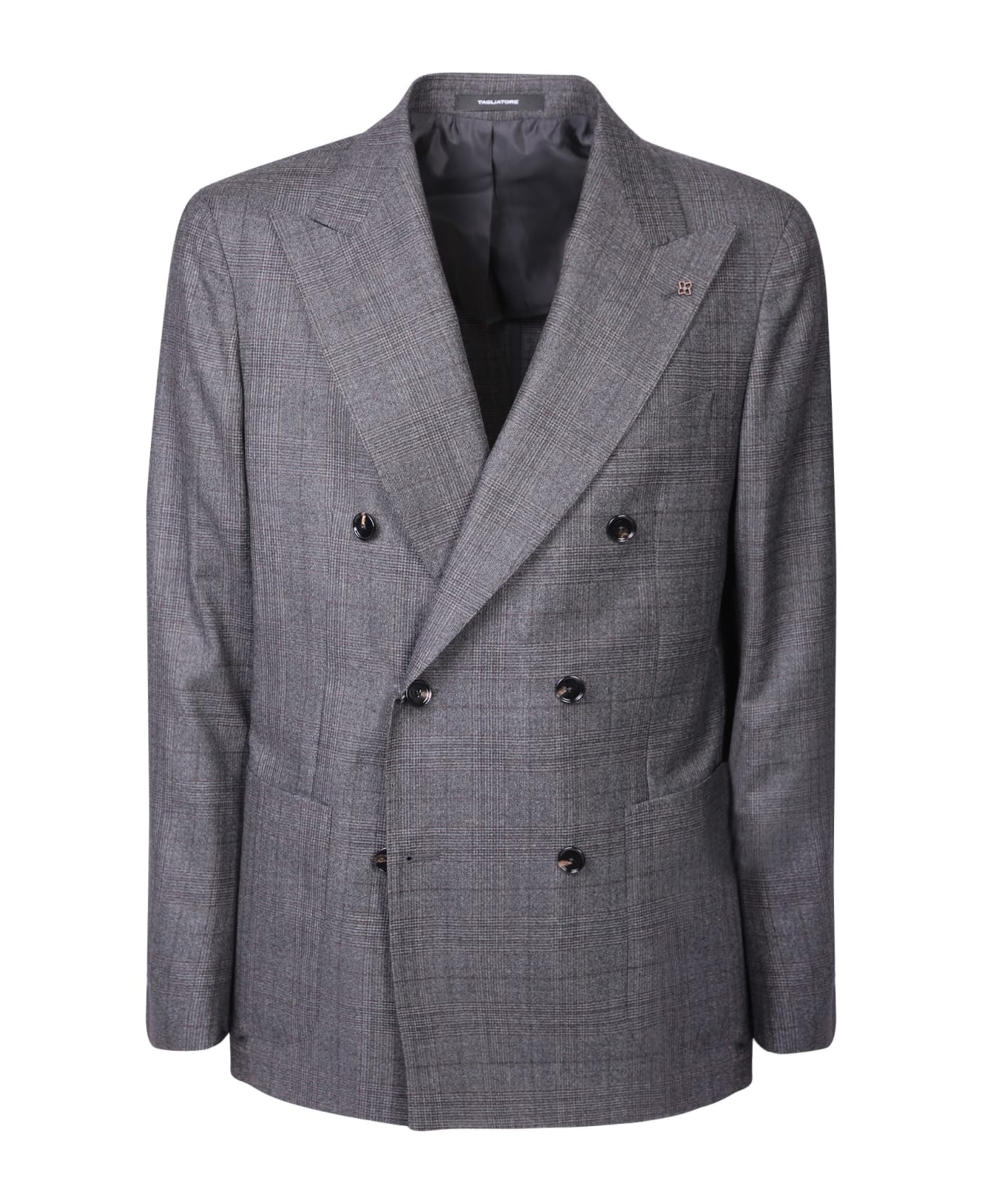 Tagliatore Vesuvio Grey Suit - Brown