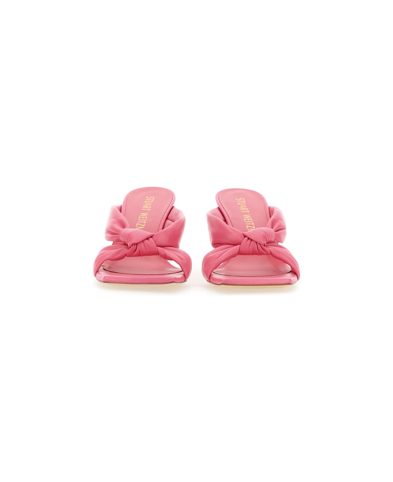 Stuart Weitzman Sandal With Bow - FUCHSIA
