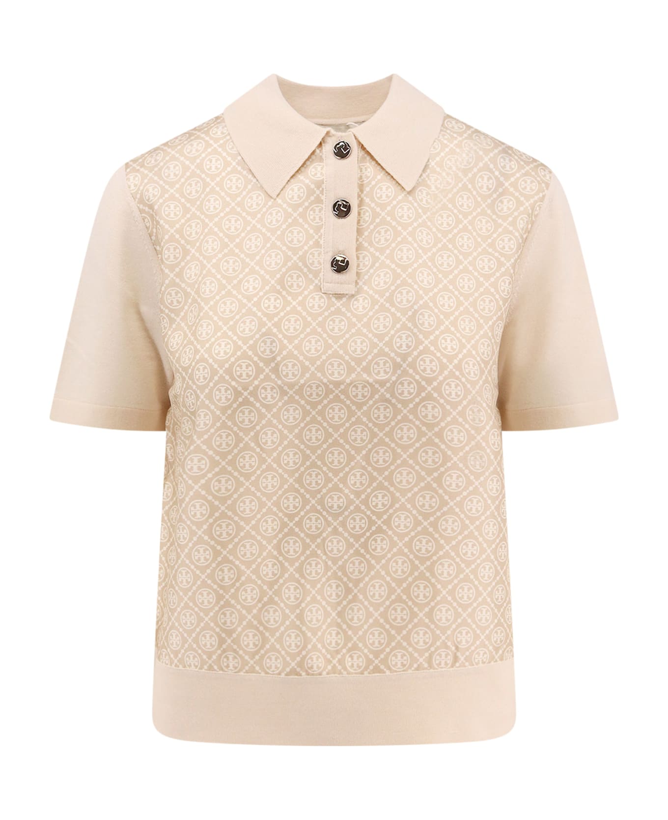 Tory Burch Polo Shirt - FRENCH CREAM