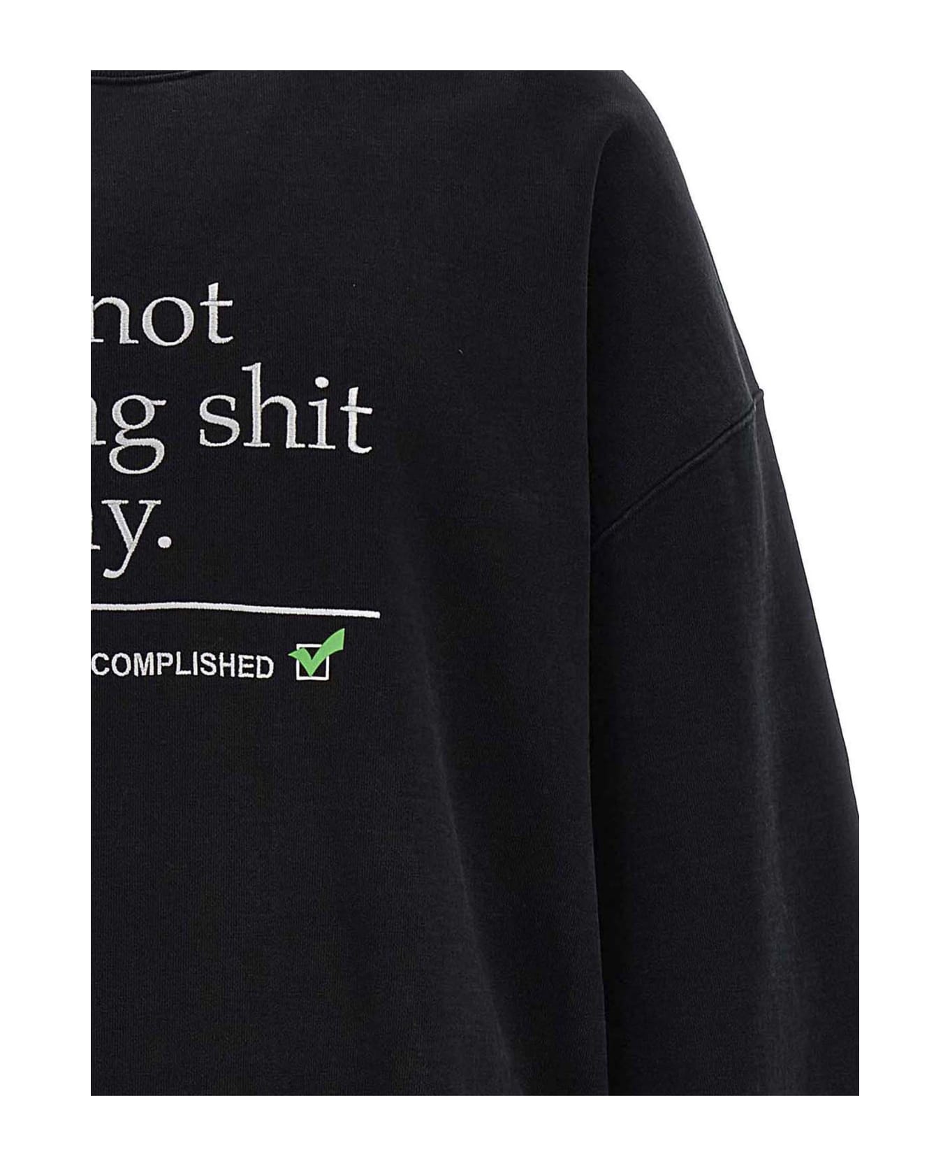 トップス VETEMENTS 23SS Not Doing Crewneck Sweat VETEMENTS Not Doing Shit Today Sweat Lilac | END. (US)