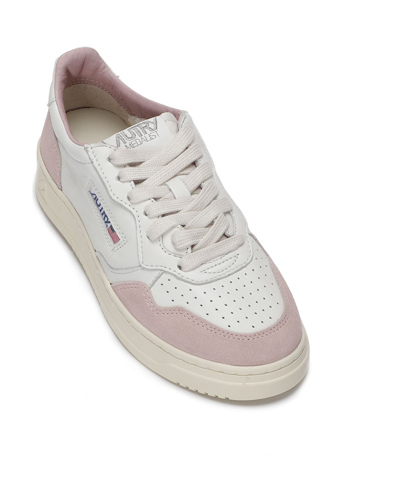 Autry Medalist Low Wom - WHT/POWDER