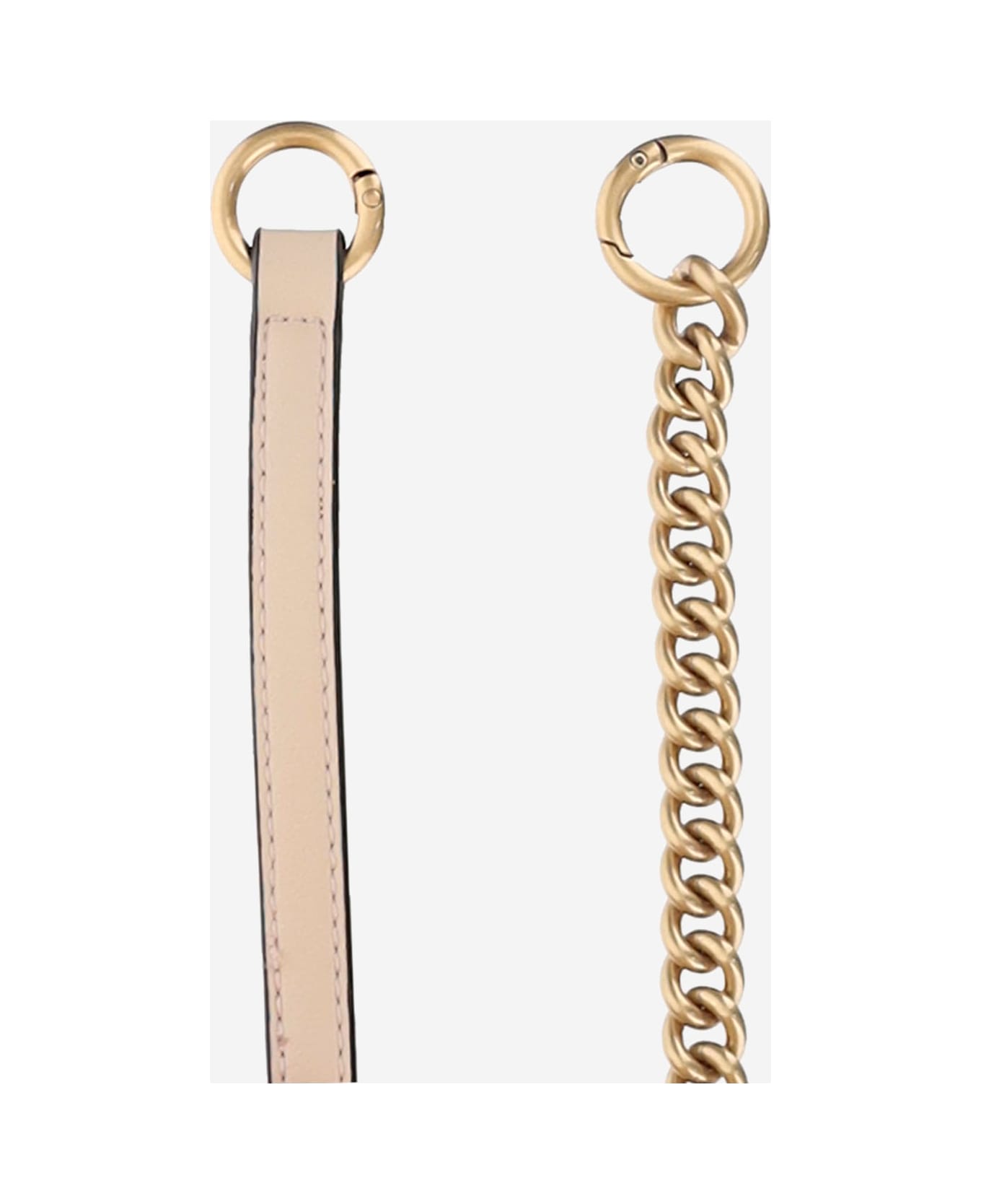 Pinko Mini Love Slouchy Shoulder Bag - Q Beige Grigio Fumo Antique Gold