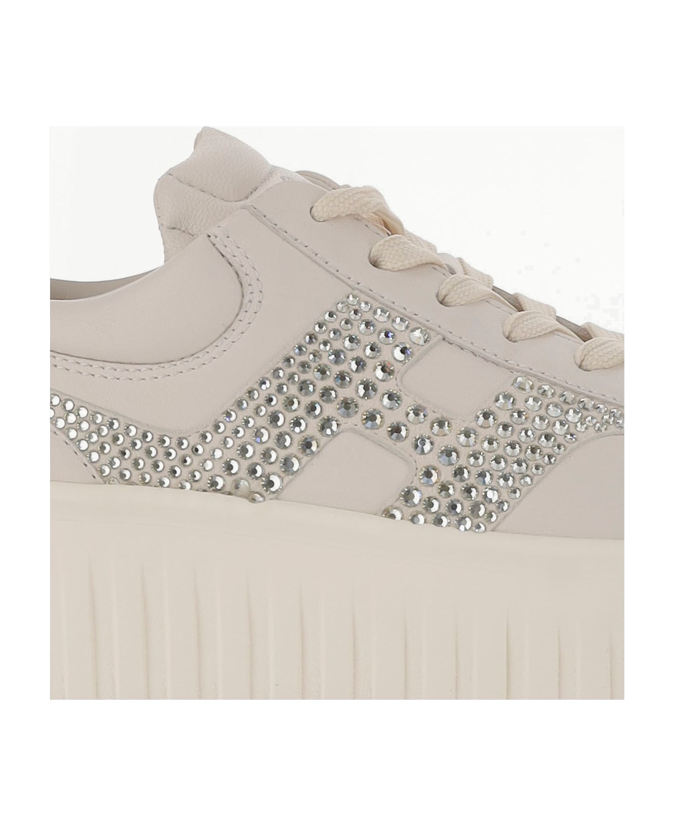 Hogan H-stripes Sneakers - White