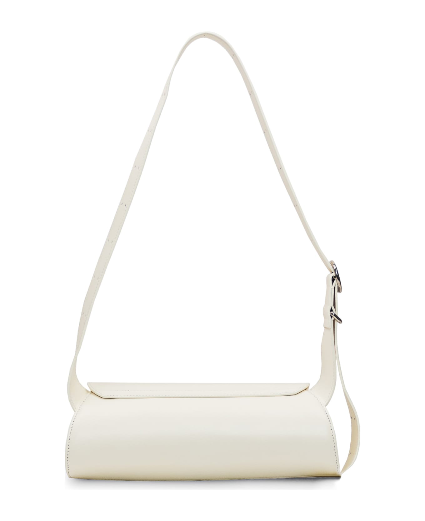Jil Sander Small Shoulder Bag 
cannolo
 - EGGSHELL