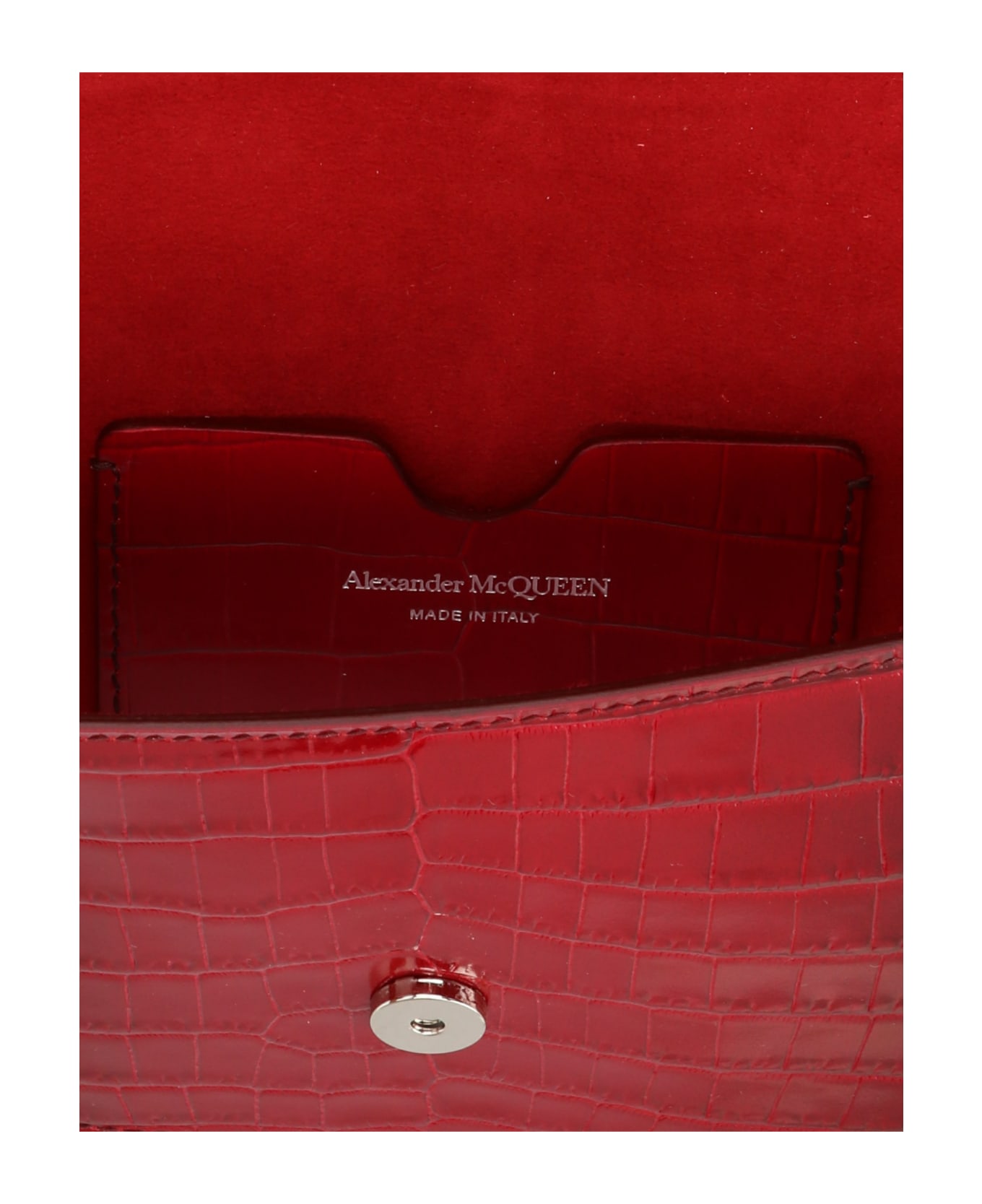 Alexander McQueen Skull Small  Crossbody Bag - Bordeaux