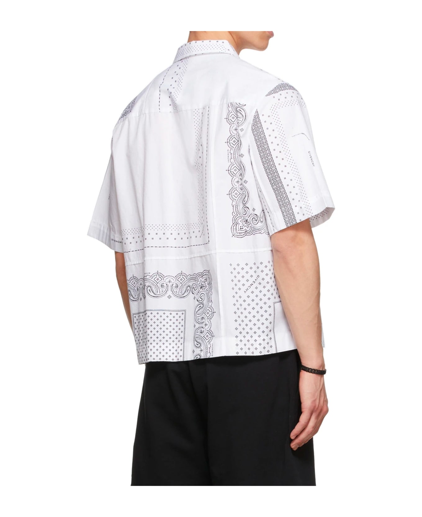 Givenchy Printed Cotton Shirt - White