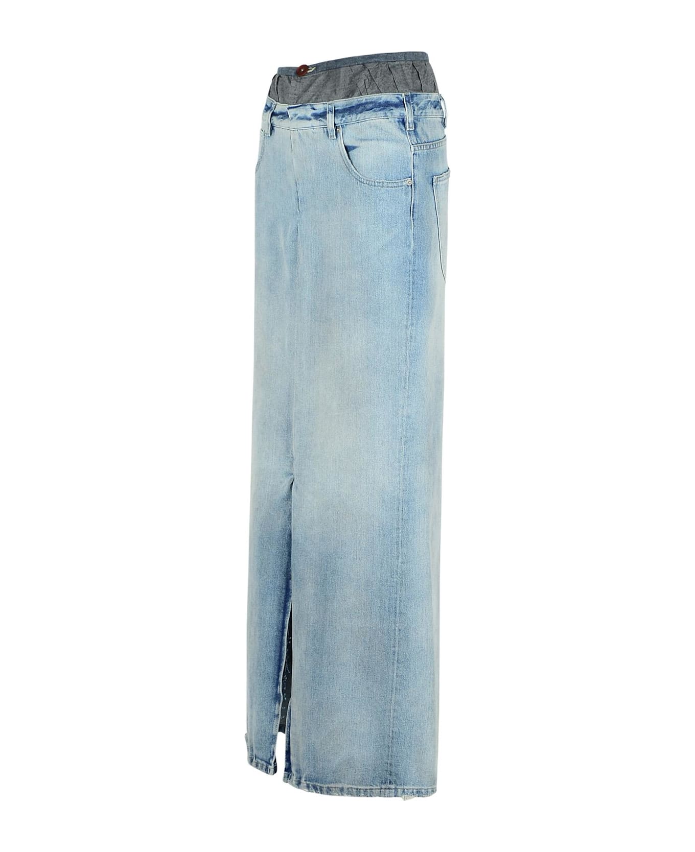 Maison Margiela Denim Skirt - Light Blue