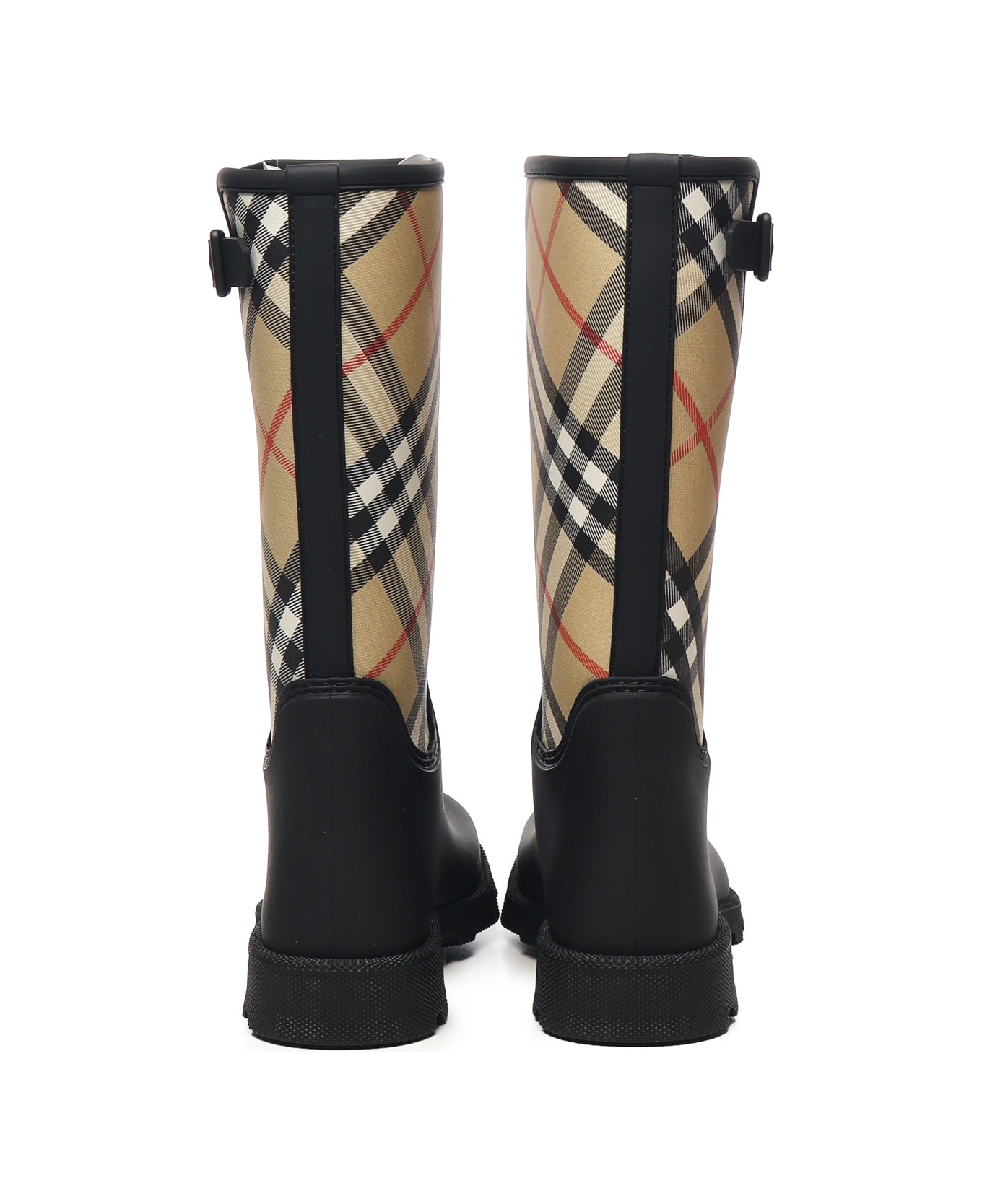 Burberry Marsh Stamp High Boots - Black