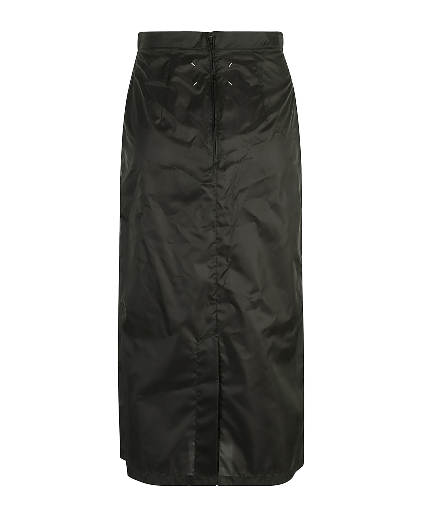 Maison Margiela Back Zipped Skirt - Black