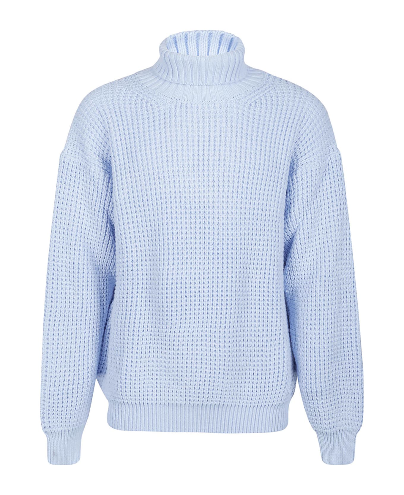 Family First Milano English Turle Neck Sweater - Light Blue