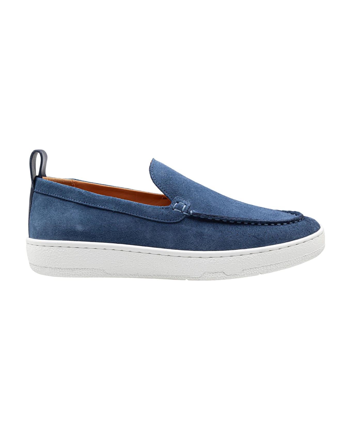 Lanvin Suede Slipper Navy Blue Color - Blu navy