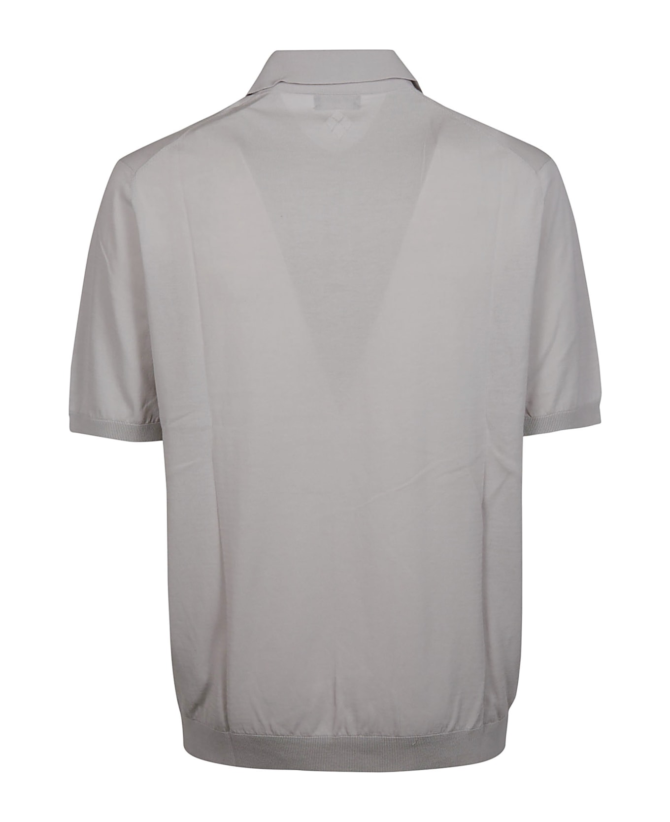 Ballantyne Short Sleeve Polo Shirt - Grey Stone