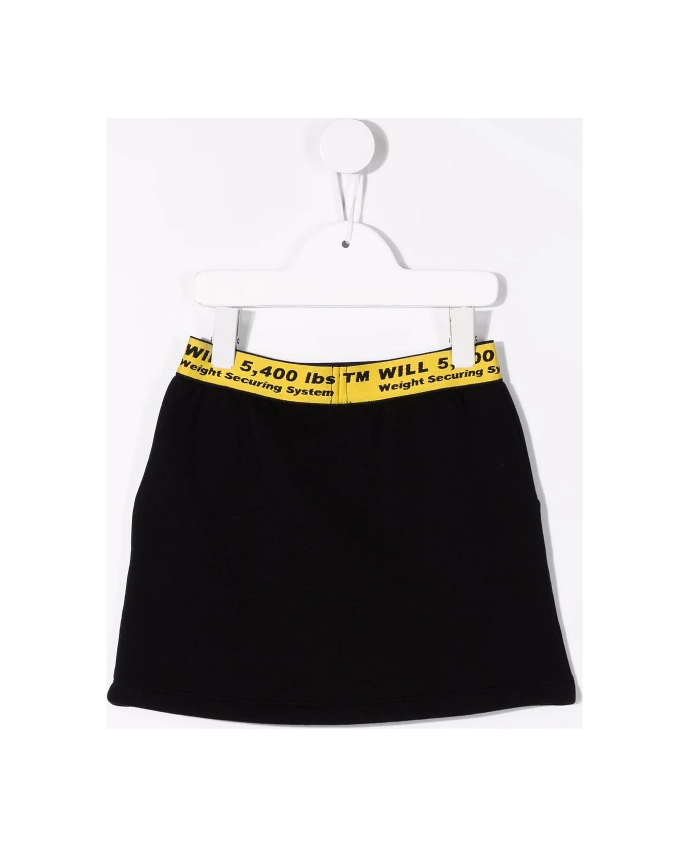 Off-White Kids Off Industrial Sweat Skirt - Black/yellow
